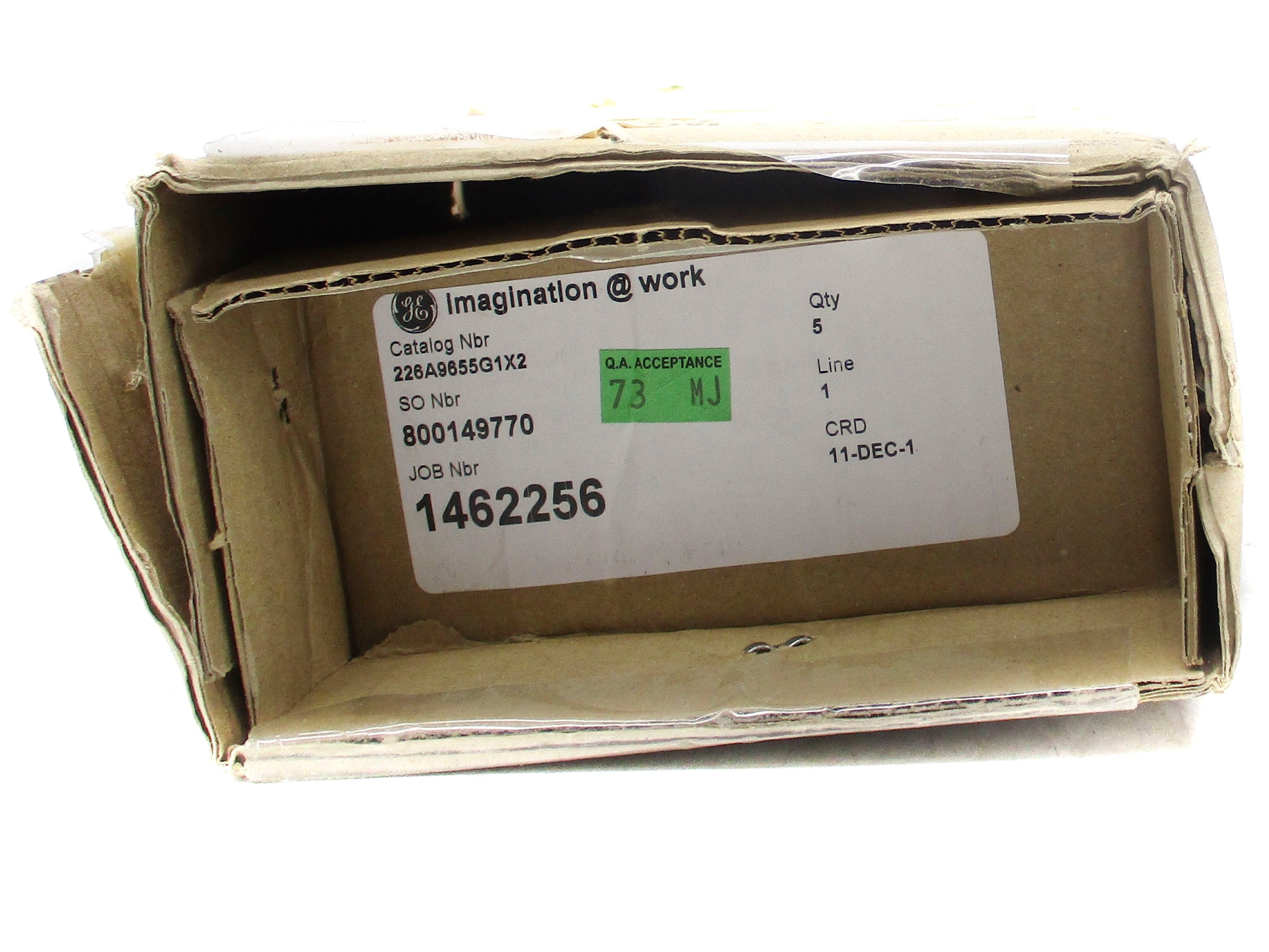 GENERAL ELECTRIC 226A9655G1X2 NSMP