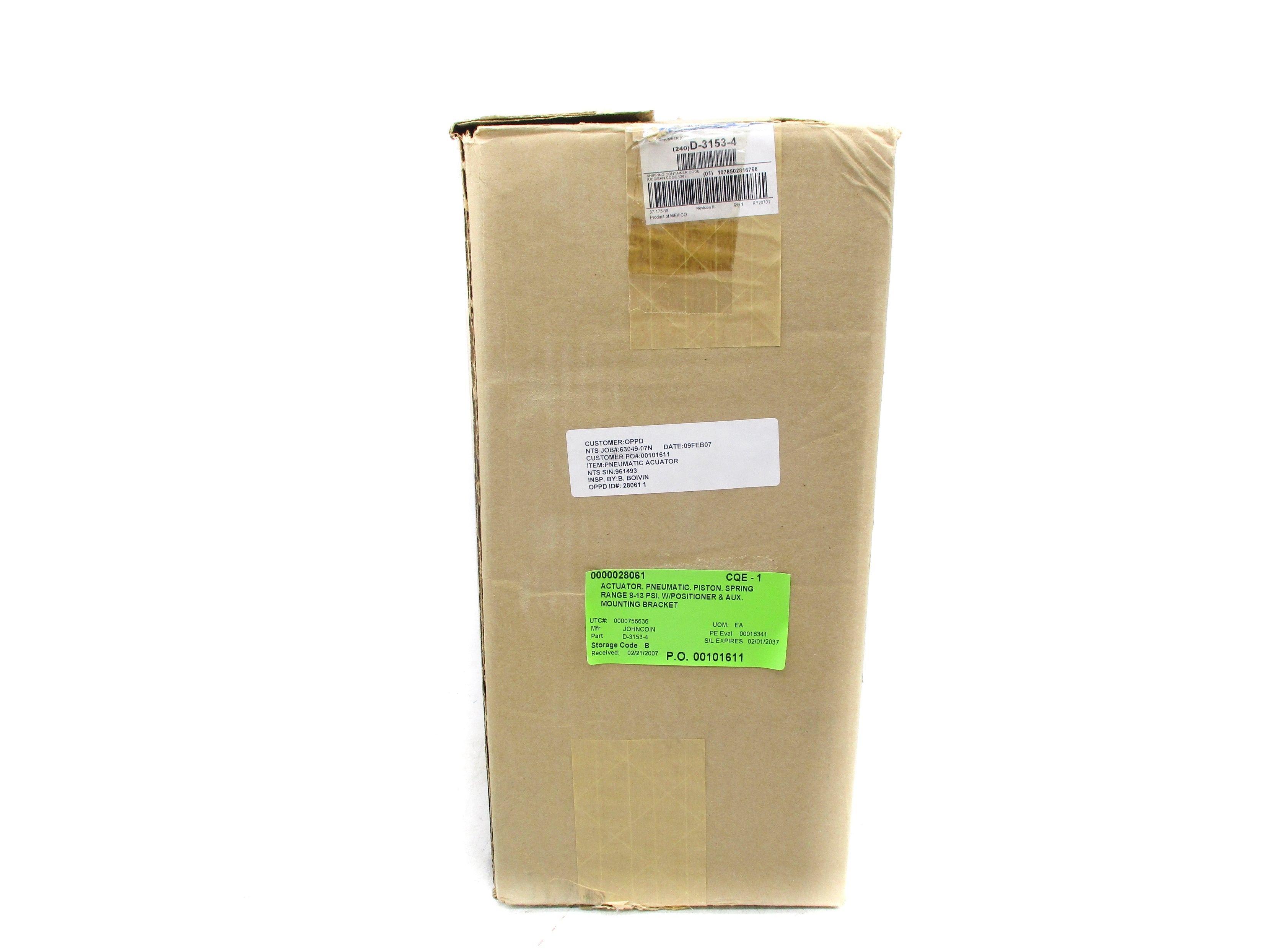 JOHNSON CONTROLS D-3153-4 NSMP