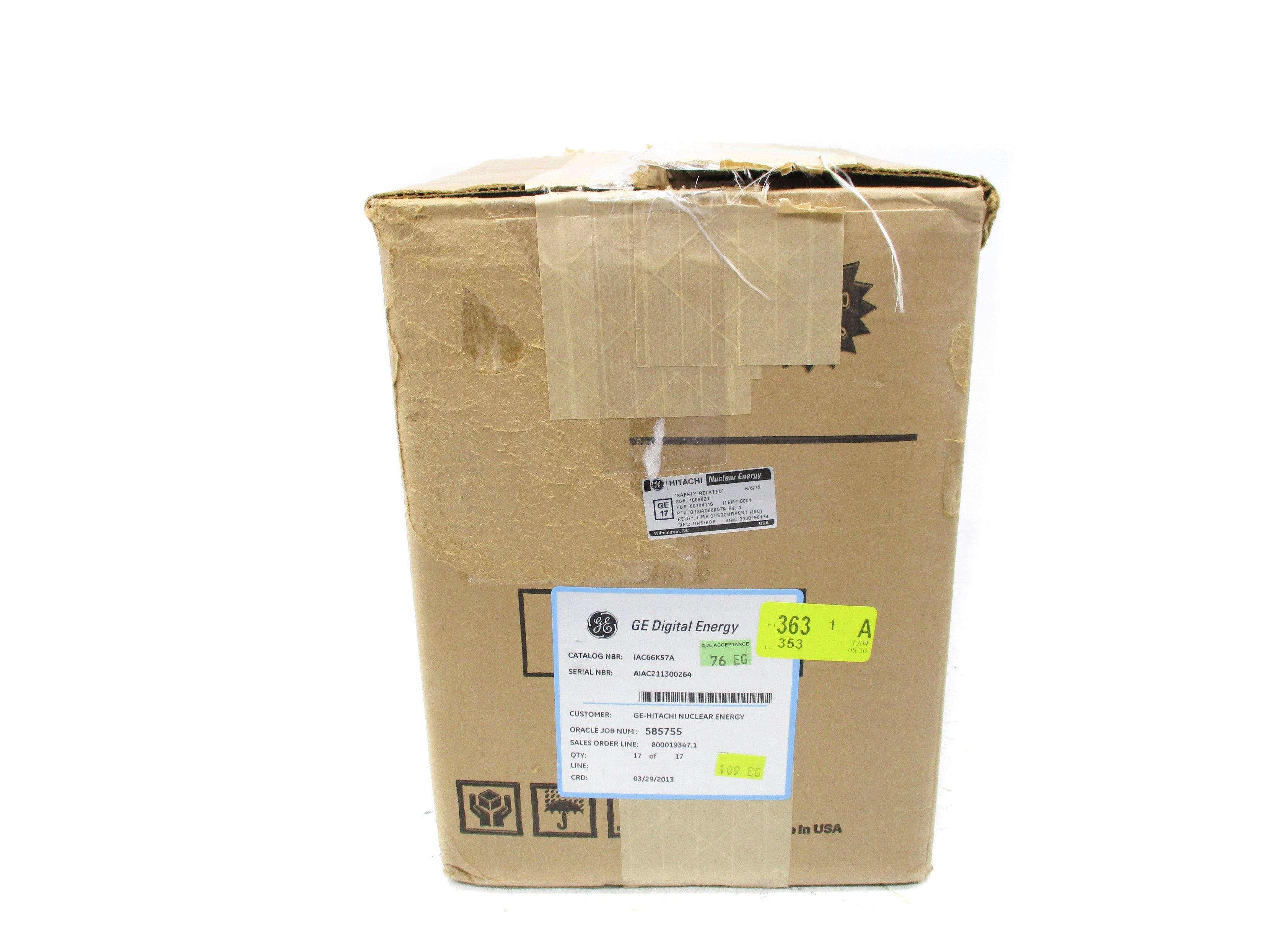 GENERAL ELECTRIC 12IAC66K57A NSMP
