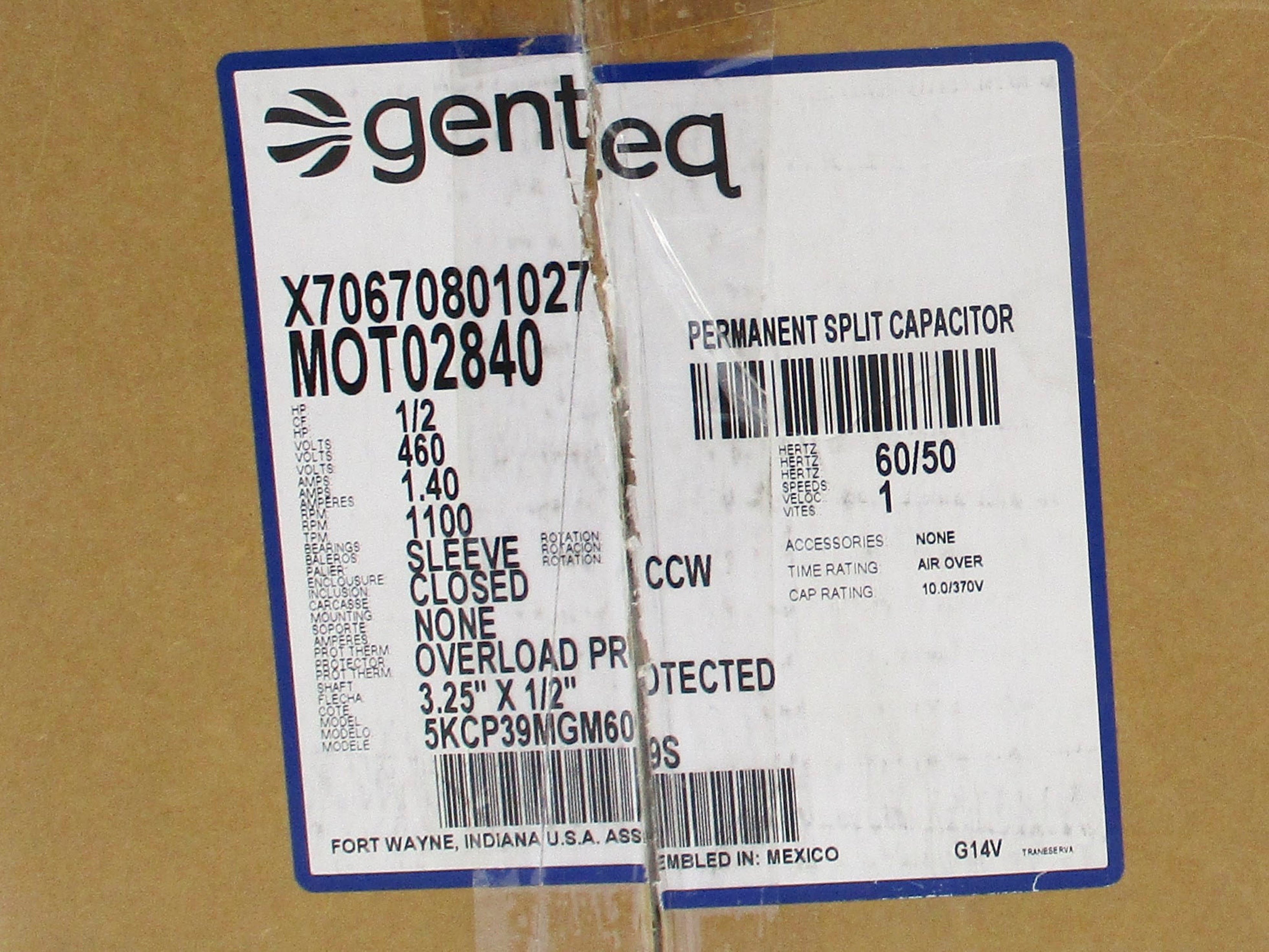 GENTEQ 5KCP39MGM609S NSMP