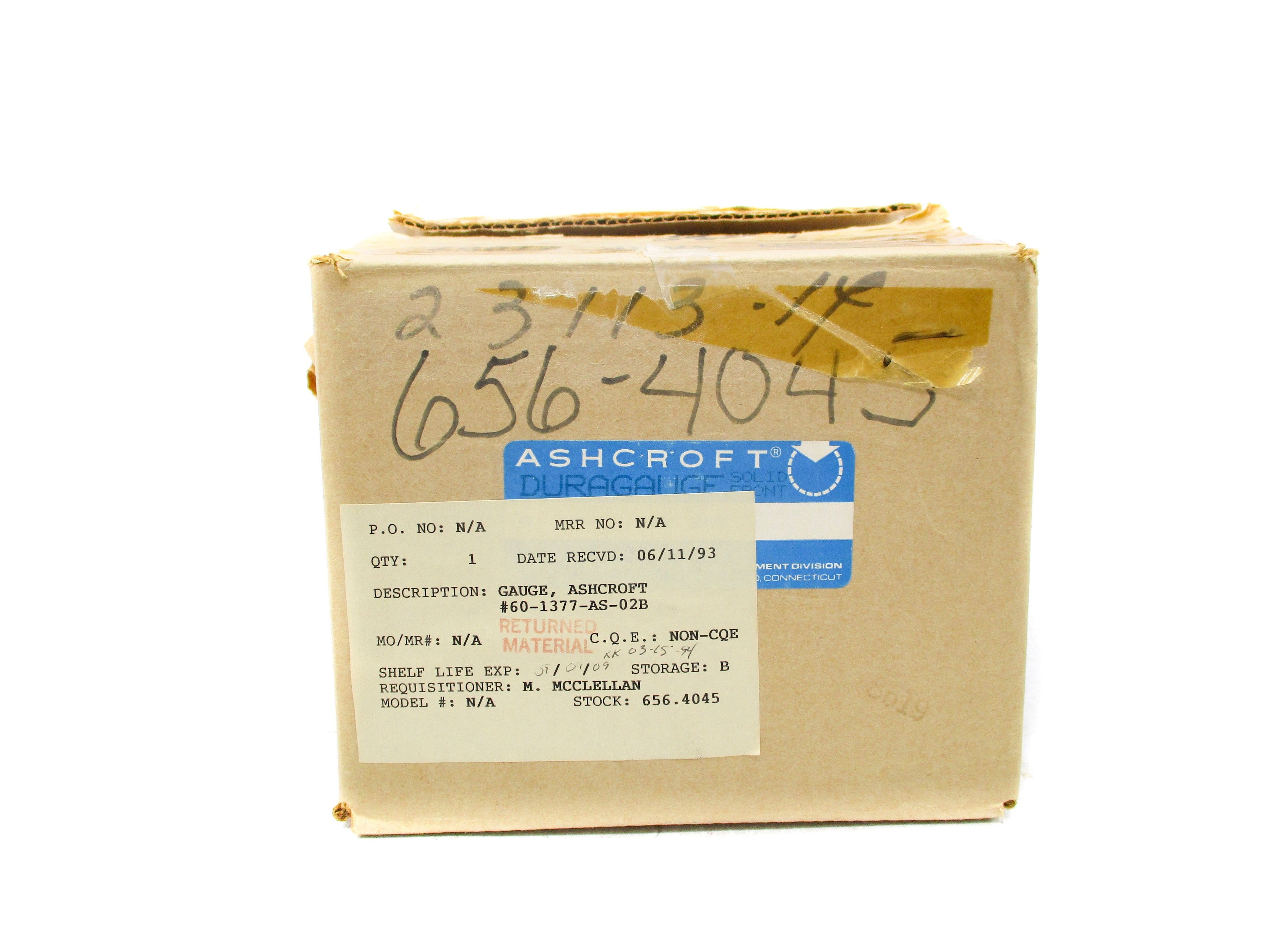 ASHCROFT 60-1377-AS-02B 0-30PSI NSMP