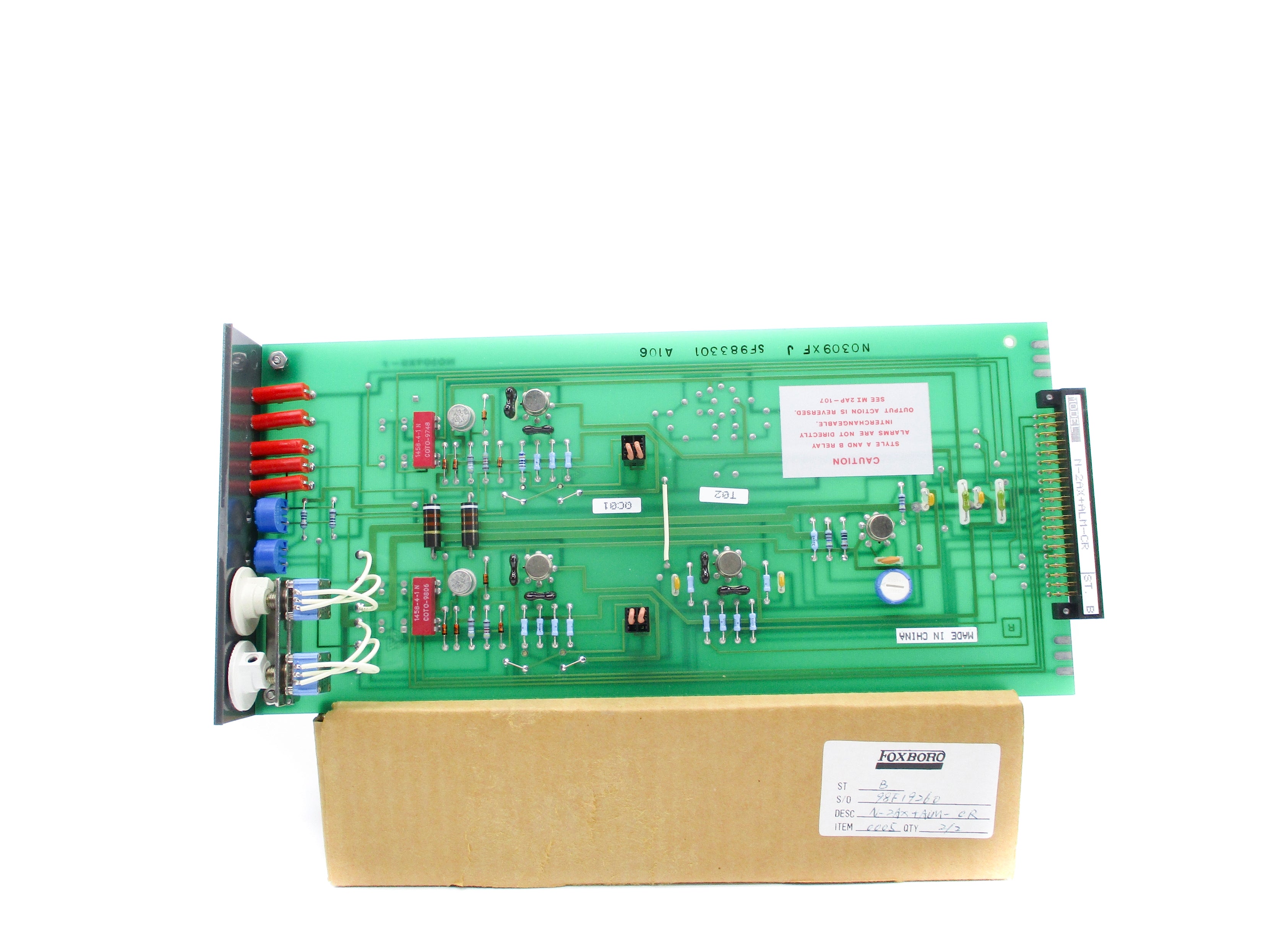 FOXBORO N-2AX+ALM-CR NSMP