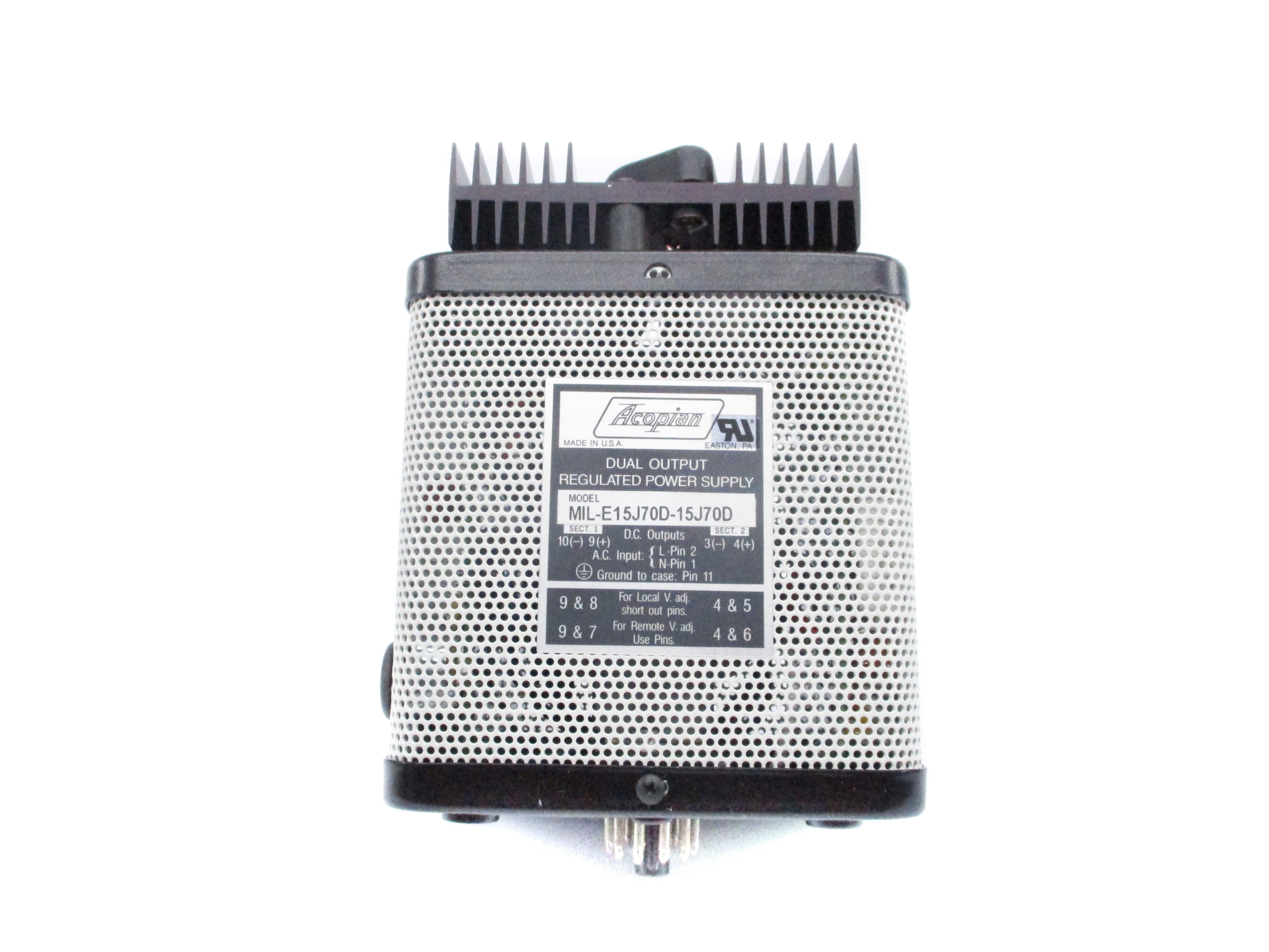 ACOPIAN MIL-E15J70D-15J70D NSNP