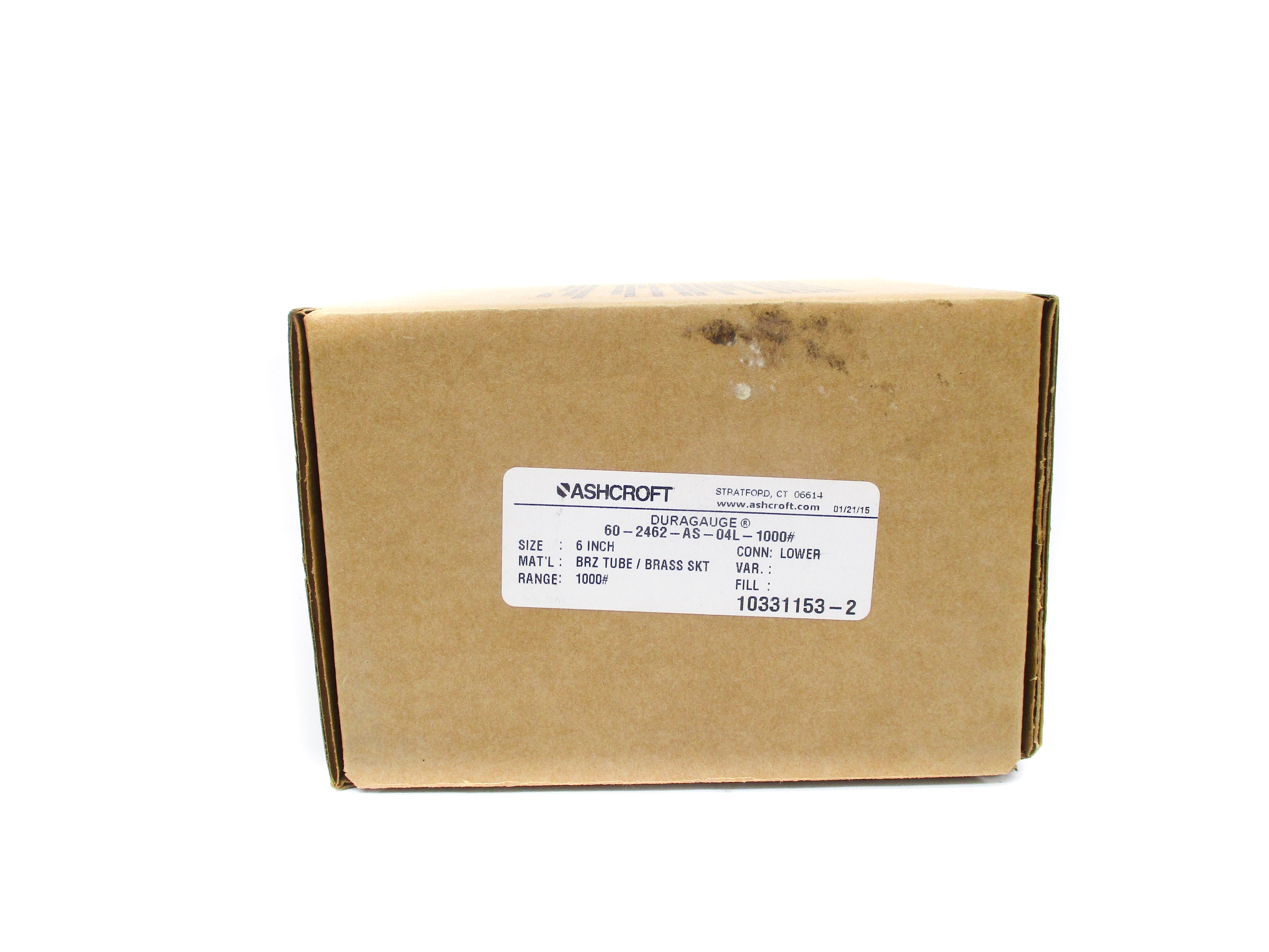 ASHCROFT 60-2462-AS-04L-1000# 0-1000PSI NSMP