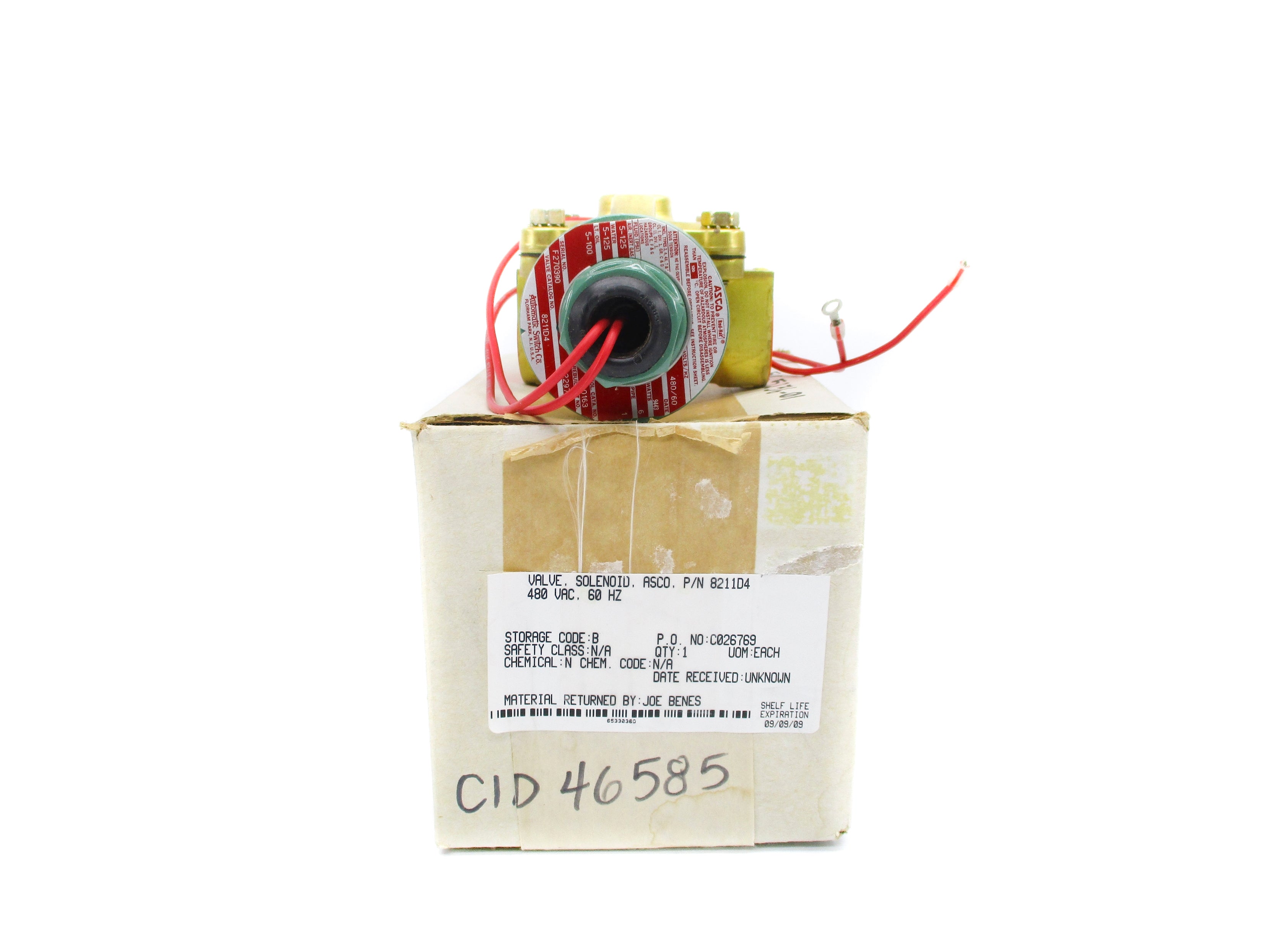 ASCO 8211D4 1" 480VAC NSMP