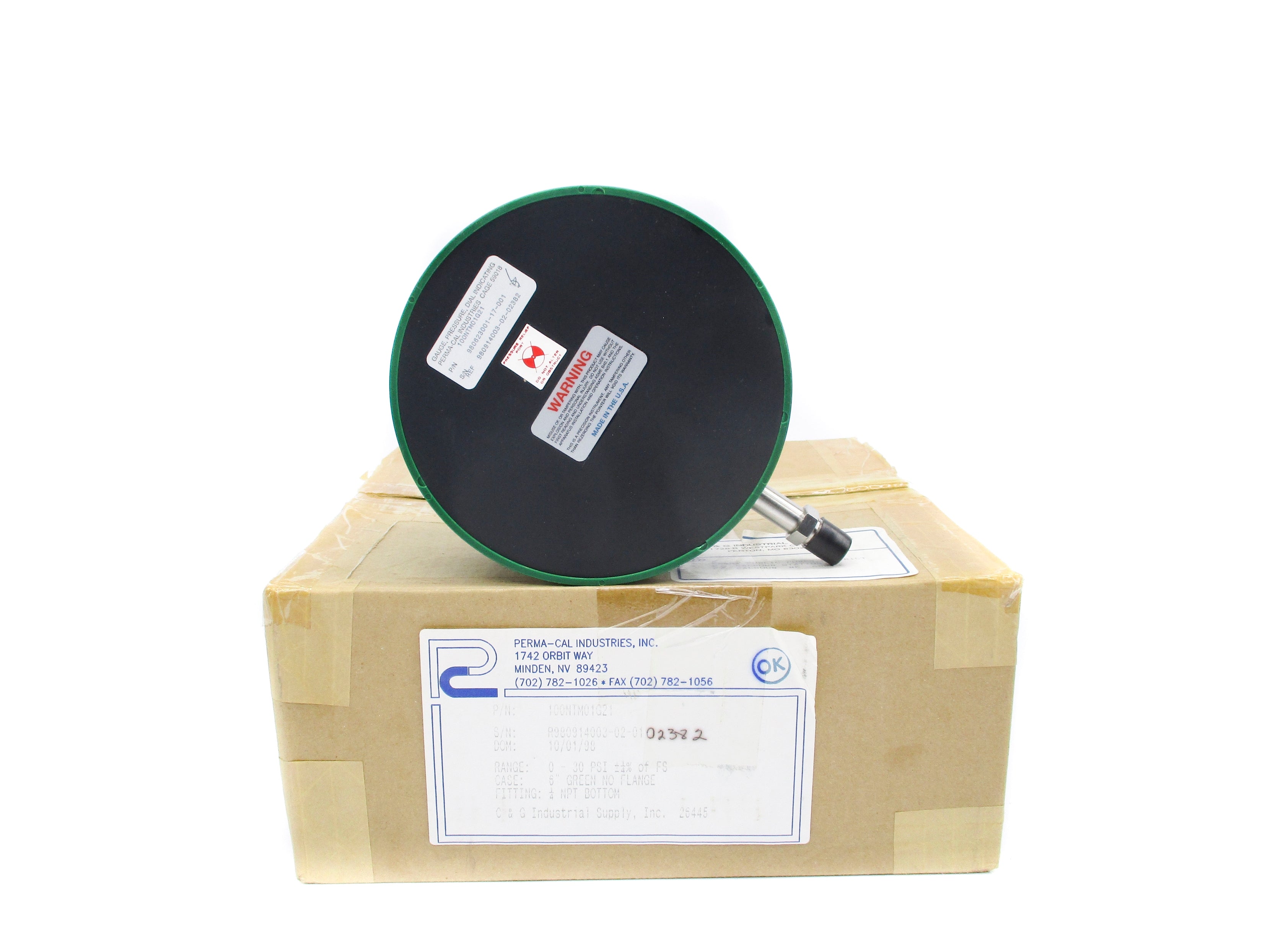 PERMA-CAL 100NTM01G21 0-30 NSMP