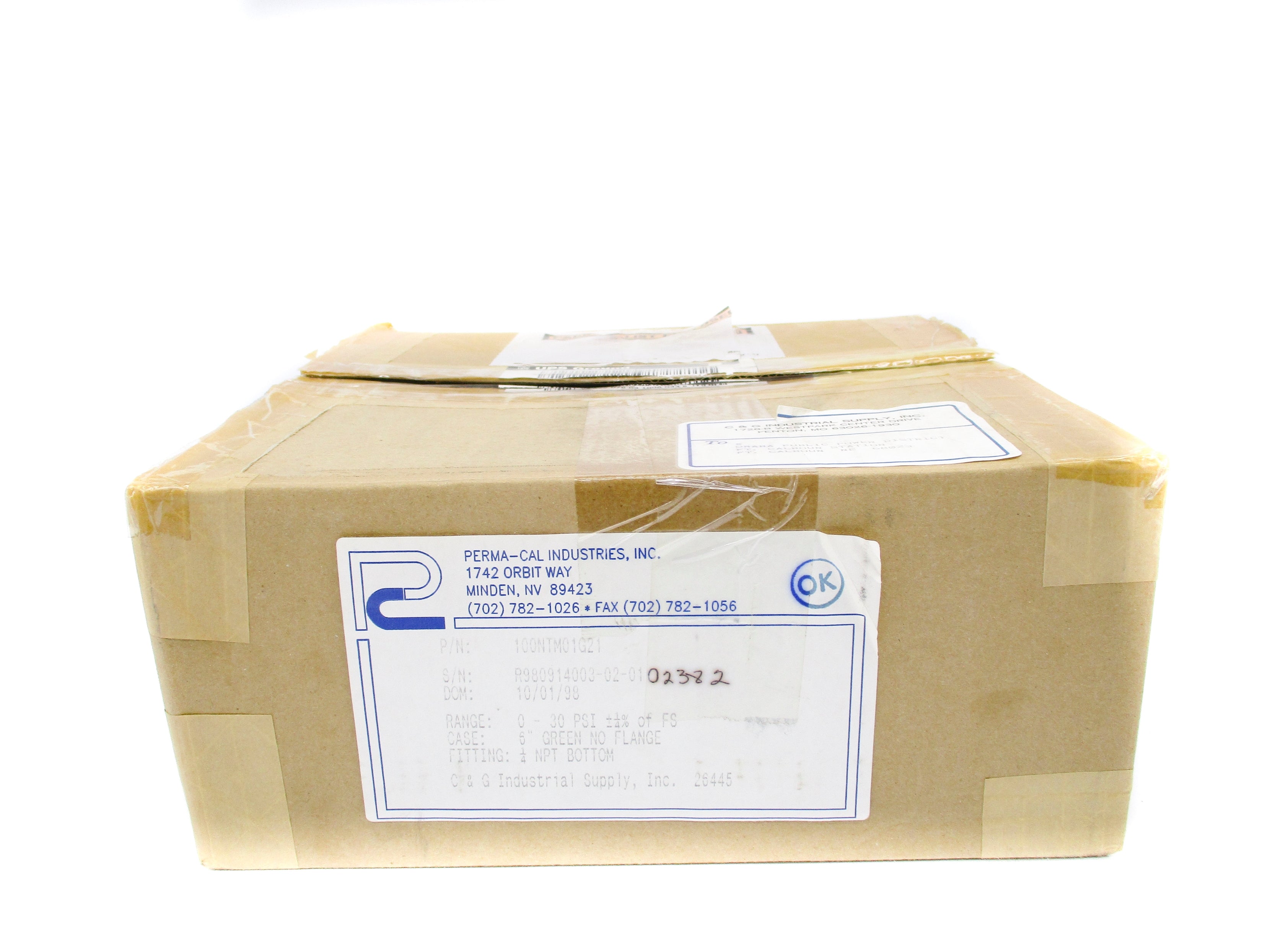 PERMA-CAL 100NTM01G21 0-30 NSMP