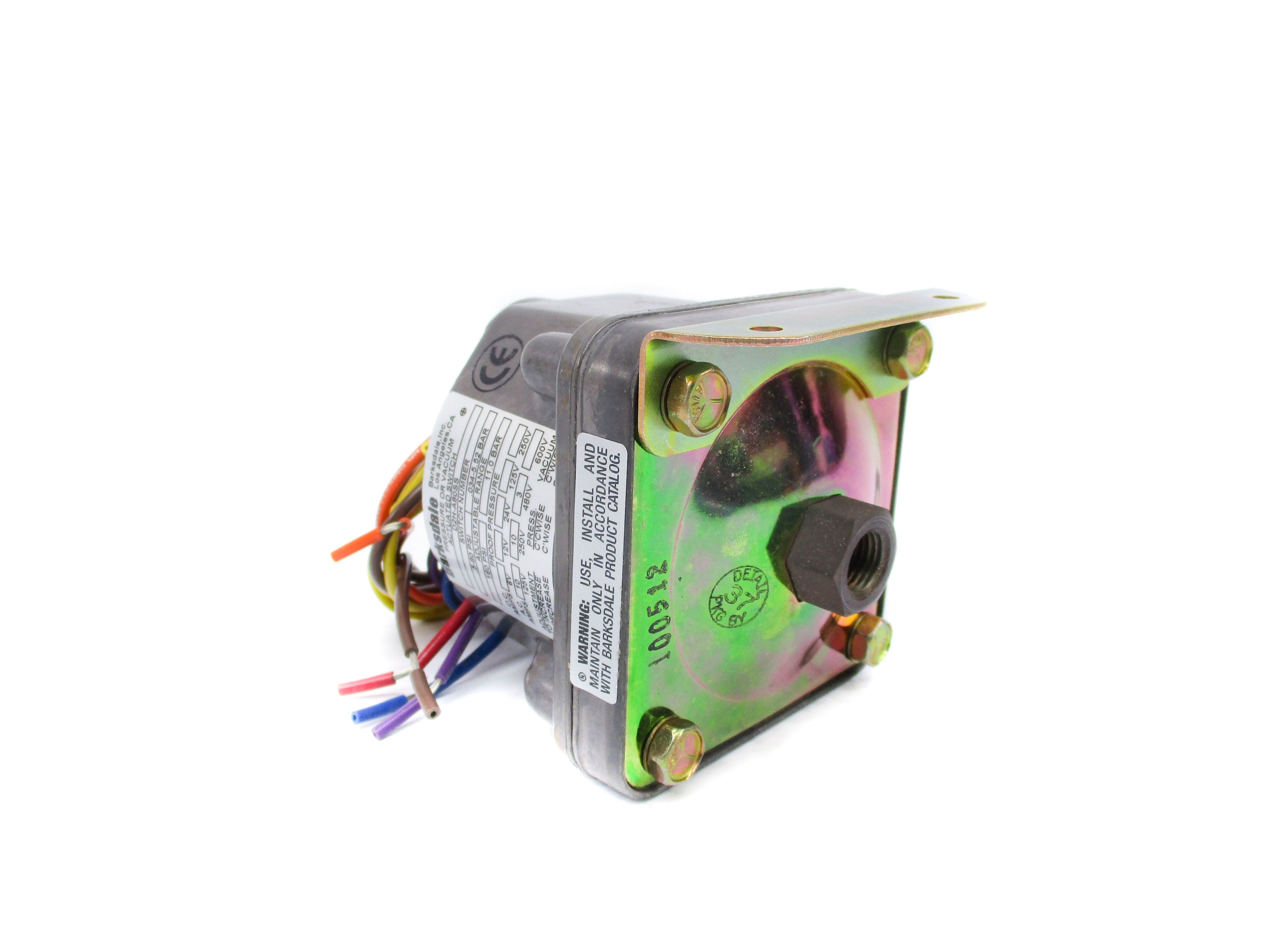 BARKSDALE D2H-A80SS 0.5-80PSI NSMP