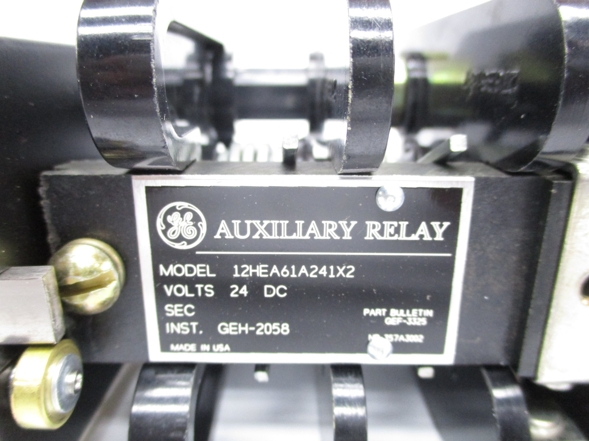 GENERAL ELECTRIC 12HEA61A241X2 24VDC NSNP