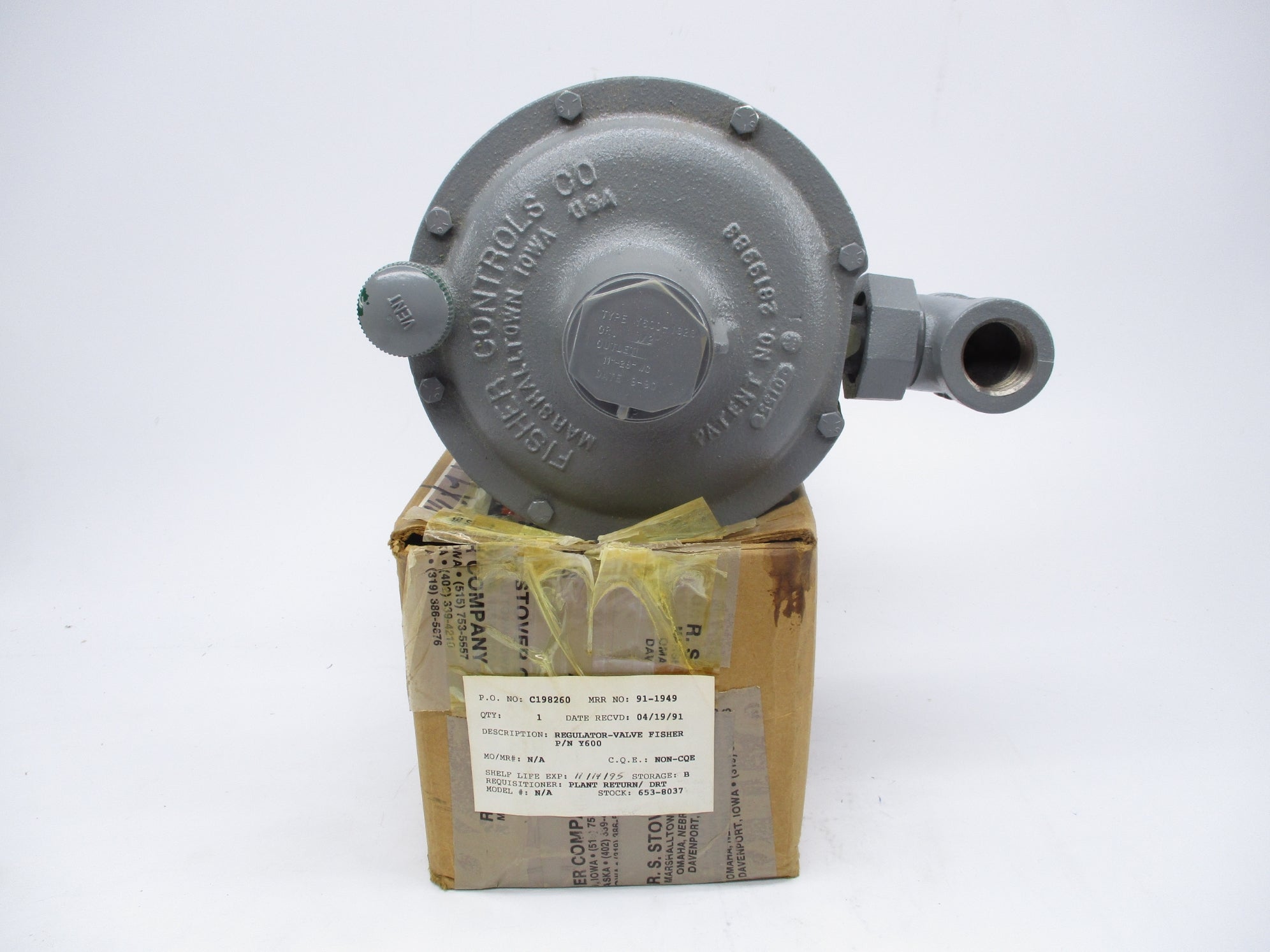 FISHER CONTROLS Y600-1323 NSMP