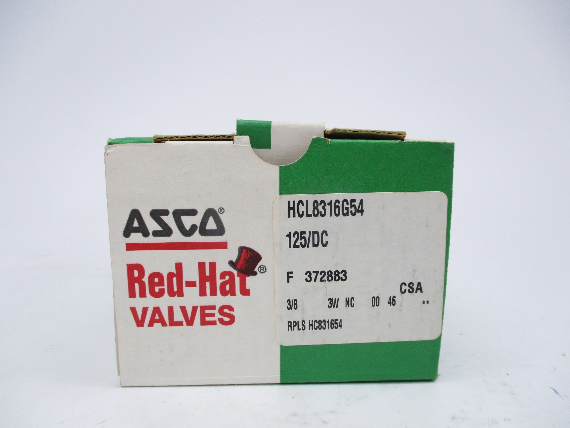 ASCO HCL8316G54 125VDC NSMP