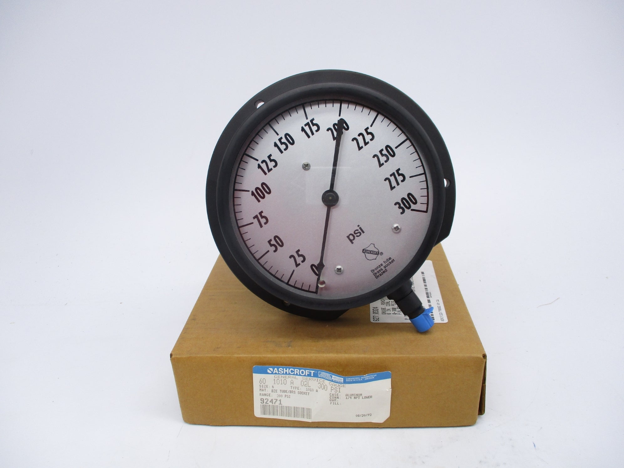 ASHCROFT 601010A02L300 0-300PSI NSMP