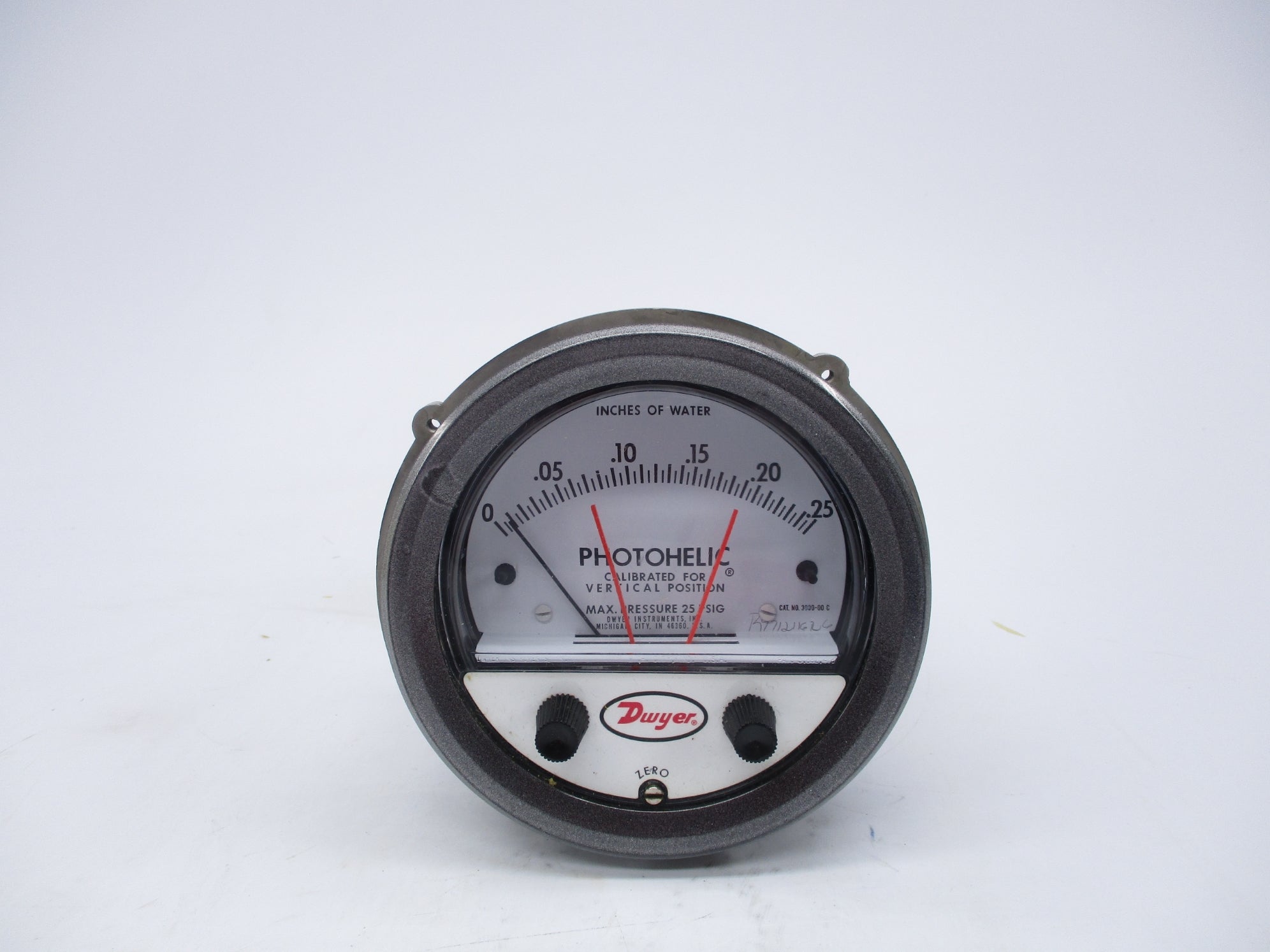 DWYER 3000-00C 0-0.25IN NSMP