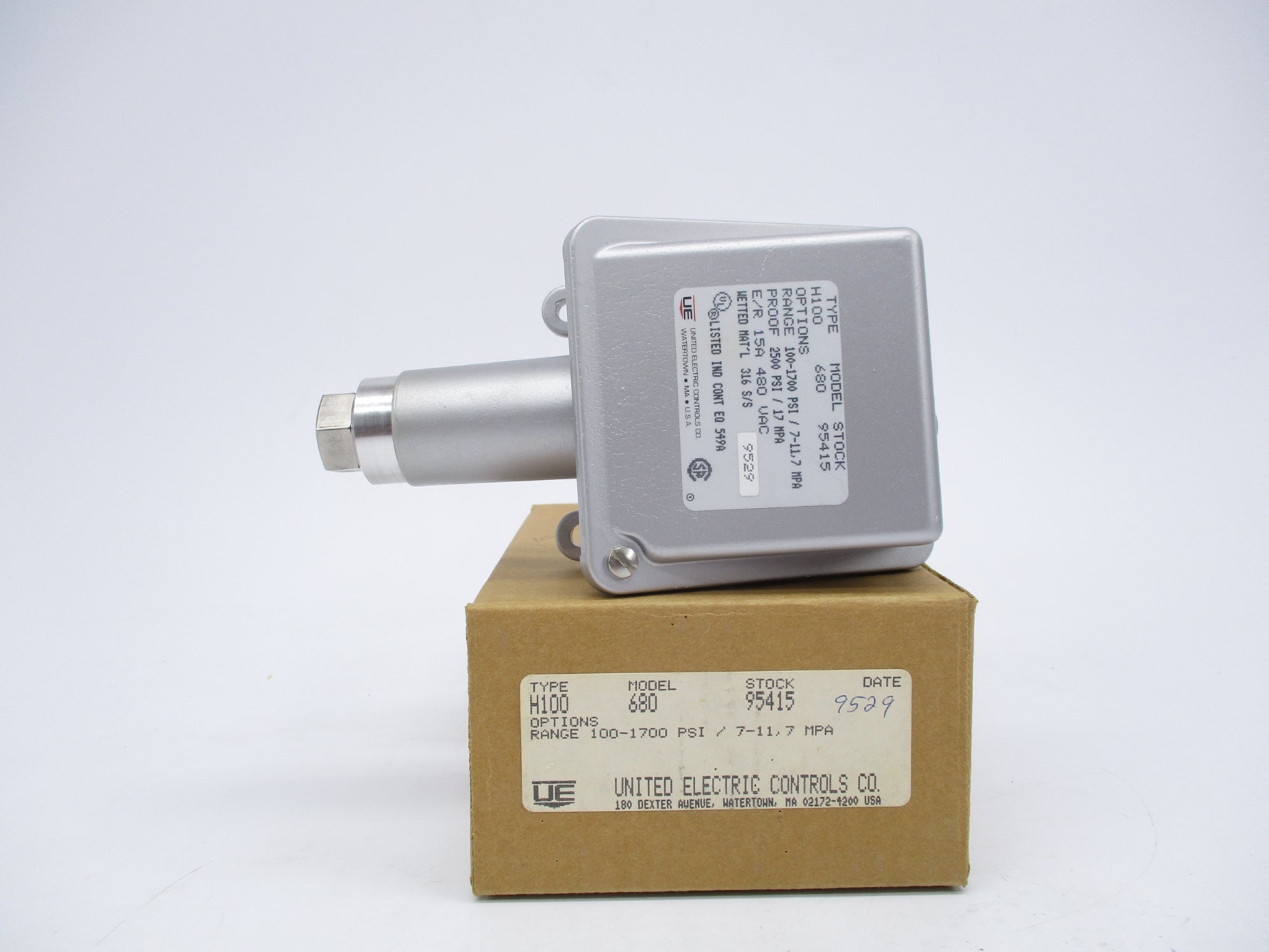 UNITED ELECTRIC H100-680 100-1700PSI NSMP