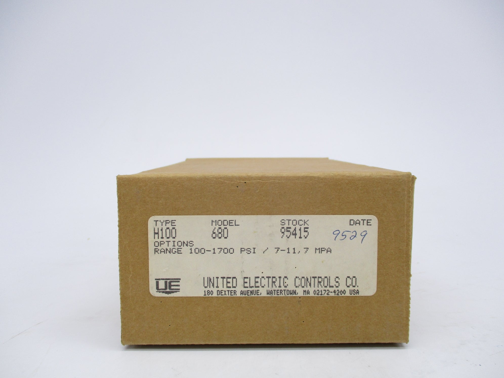 UNITED ELECTRIC H100-680 100-1700PSI NSMP