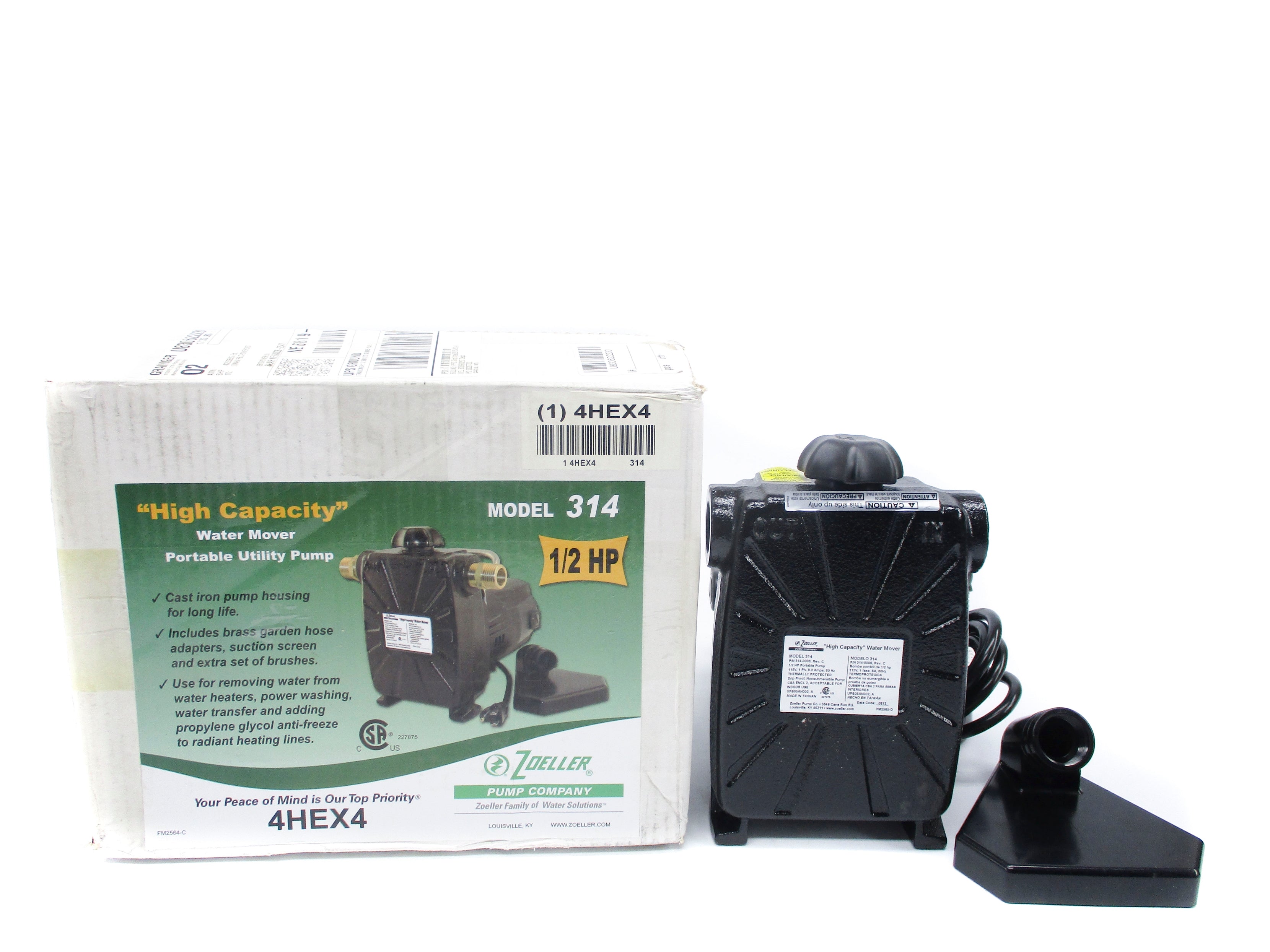 ZOELLER MODEL 314 NSMP