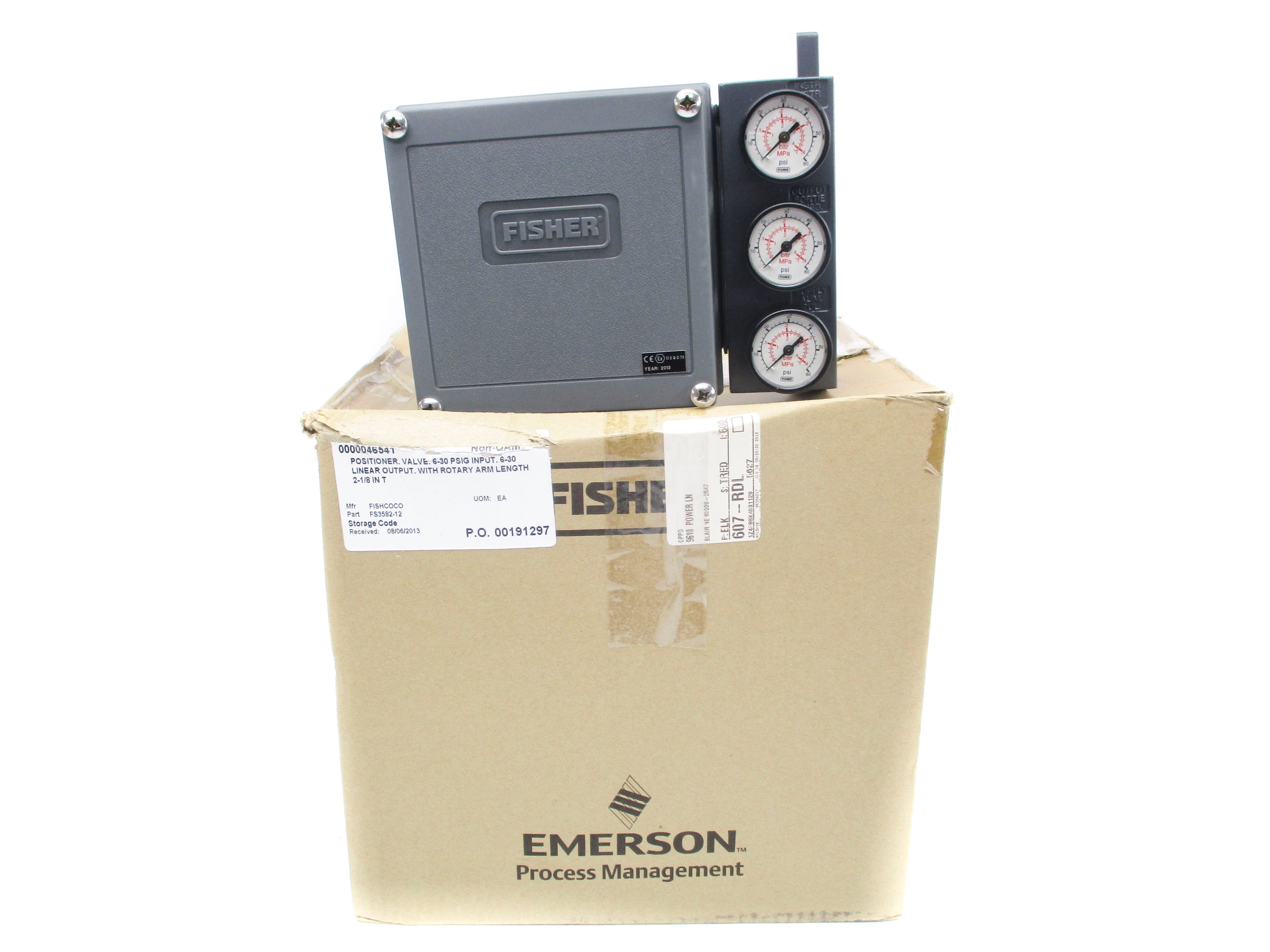 FISHER CONTROLS FS3582-12 6-30PSI NSMP