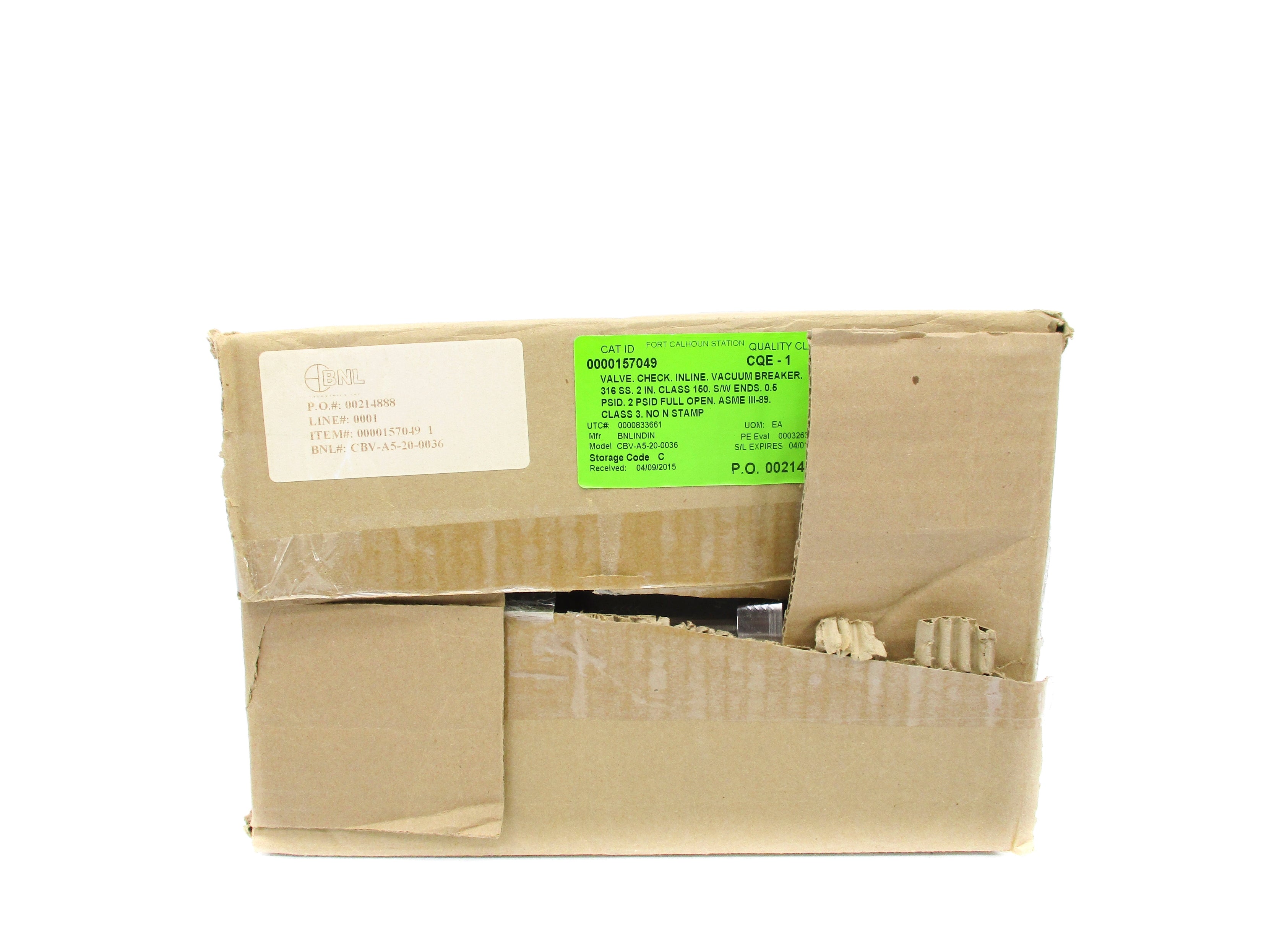 BNL CBV-A5-20-0036 NSMP
