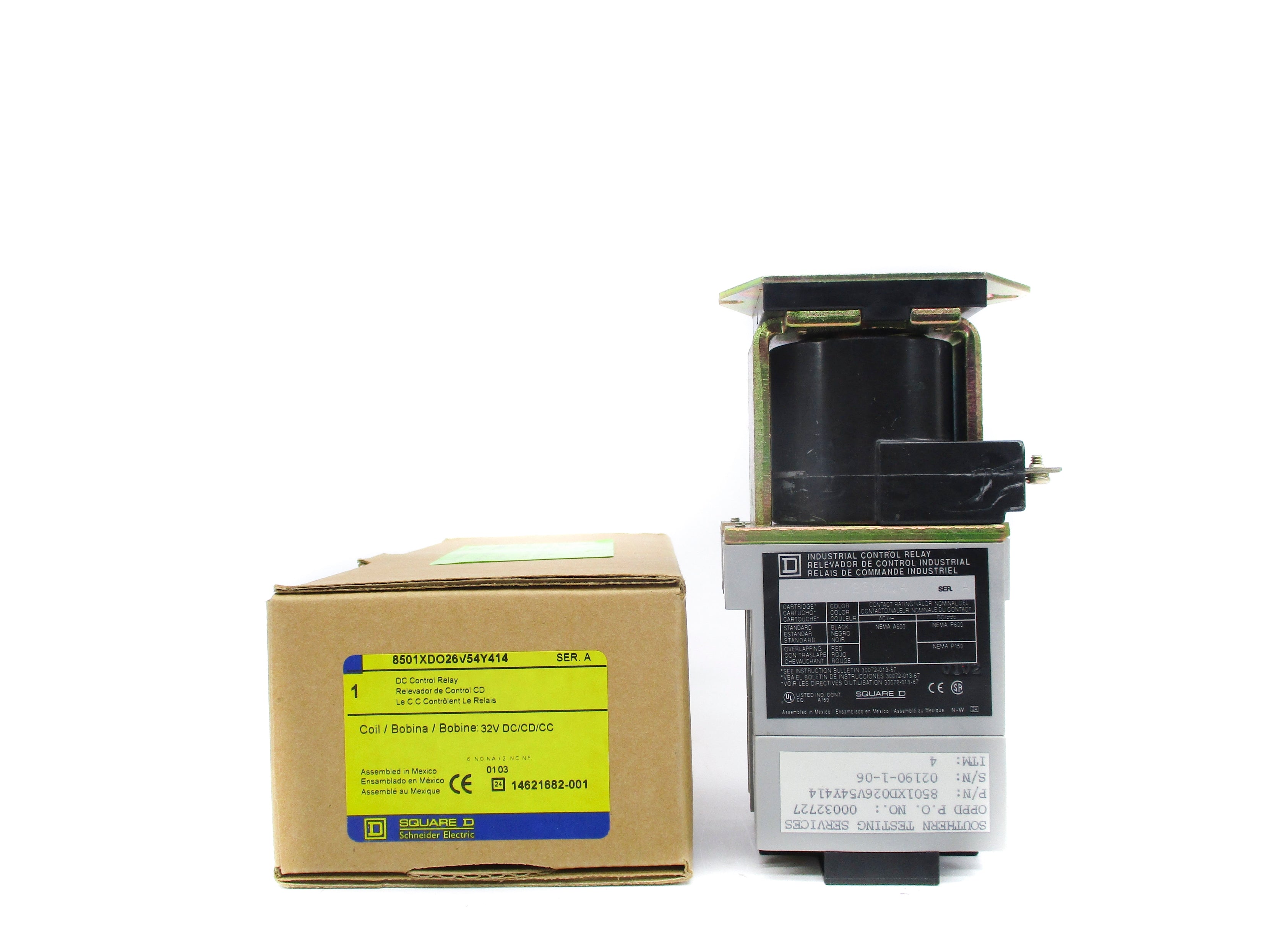 SQUARE D 8501XDO26V54Y414 SER. A 32V NSMP