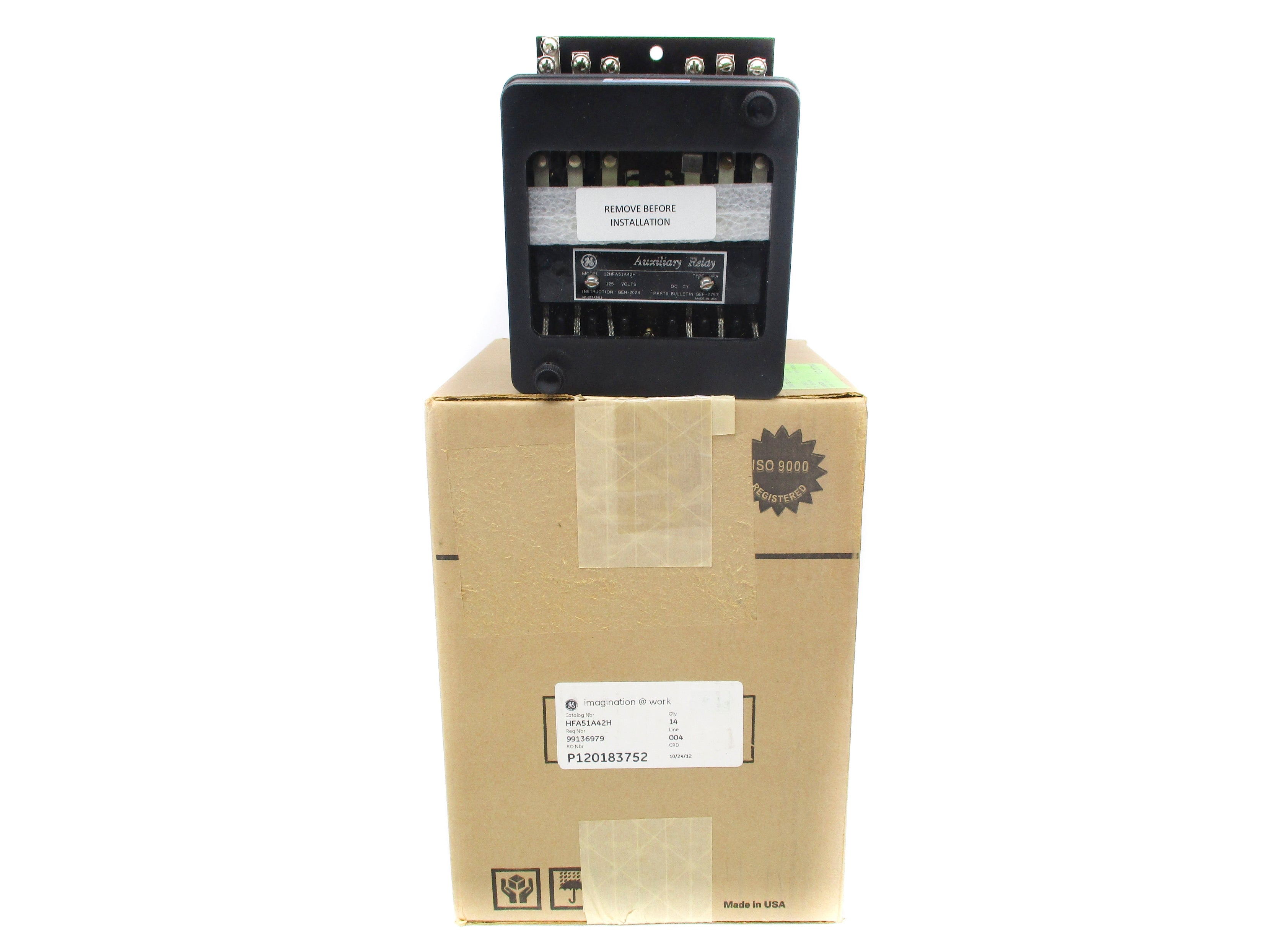 GENERAL ELECTRIC 12HFA51A42H 125VDC NSMP