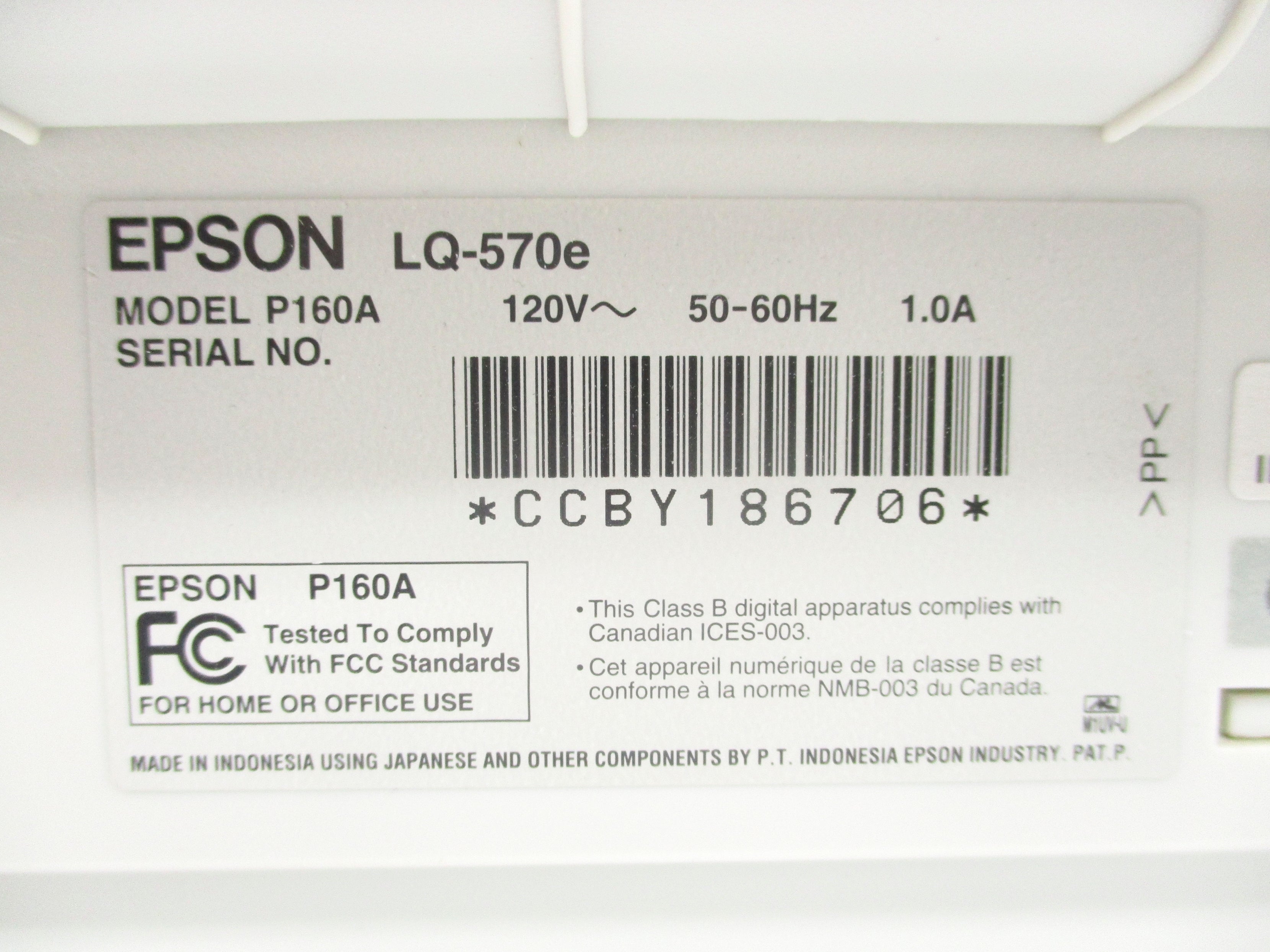 EPSON LQ-570E NSNP