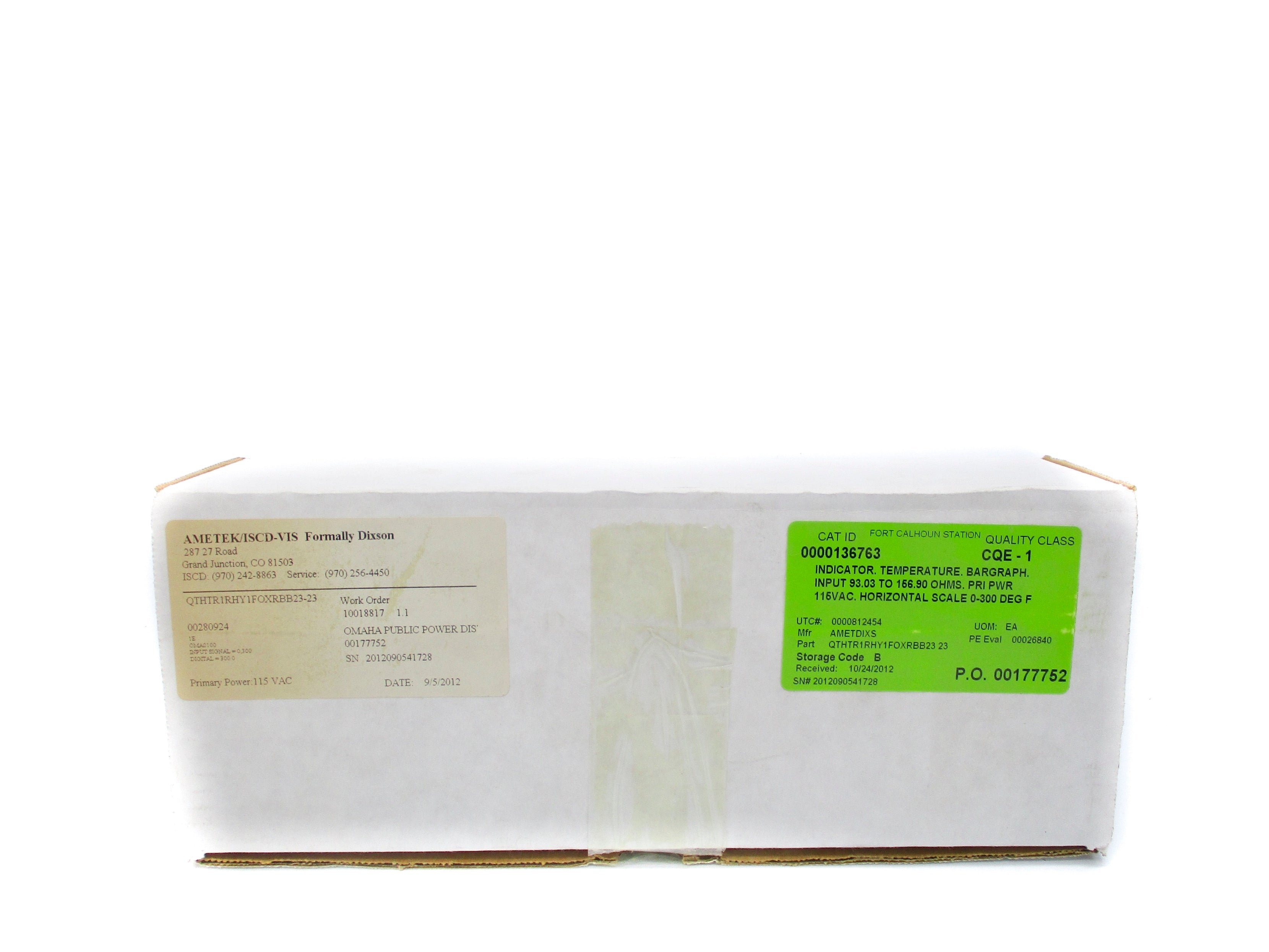 AMETEK ATHTR1RHY1FOXRBB23-23 0-300DEG NSMP