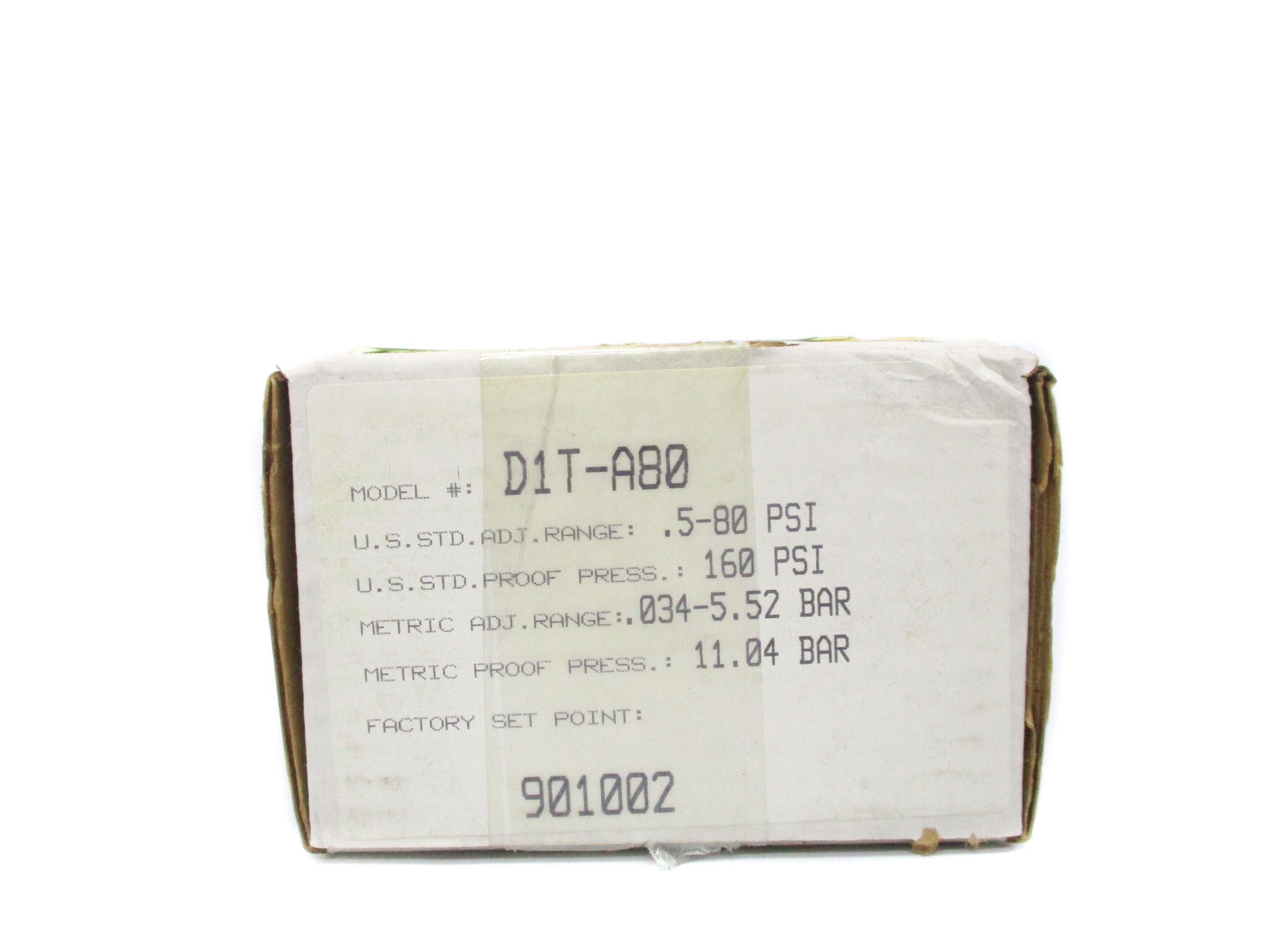 BARKSDALE D1T-A80 0.5-80PSI NSMP