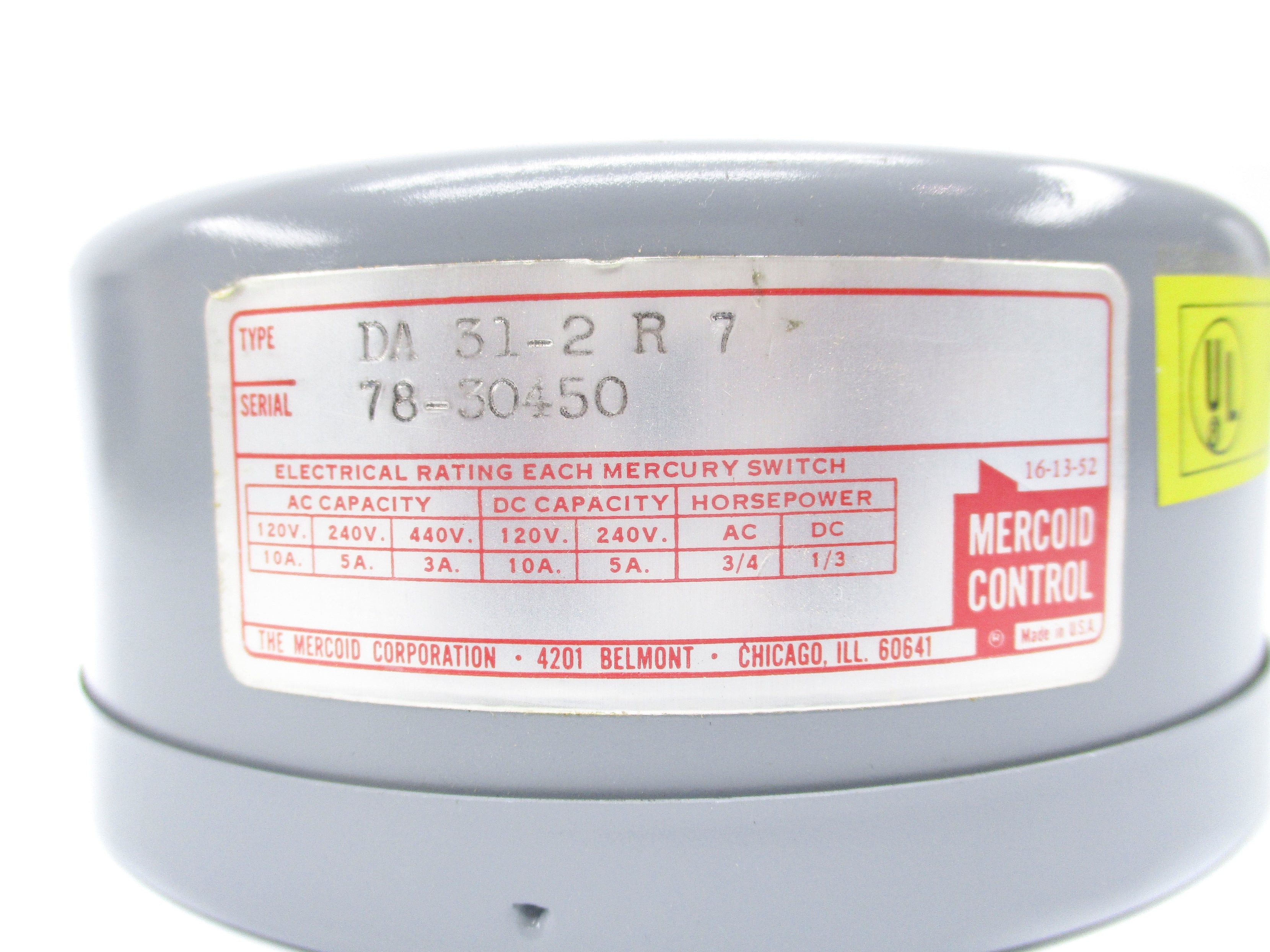 MERCOID DA31-2R7 NSNP