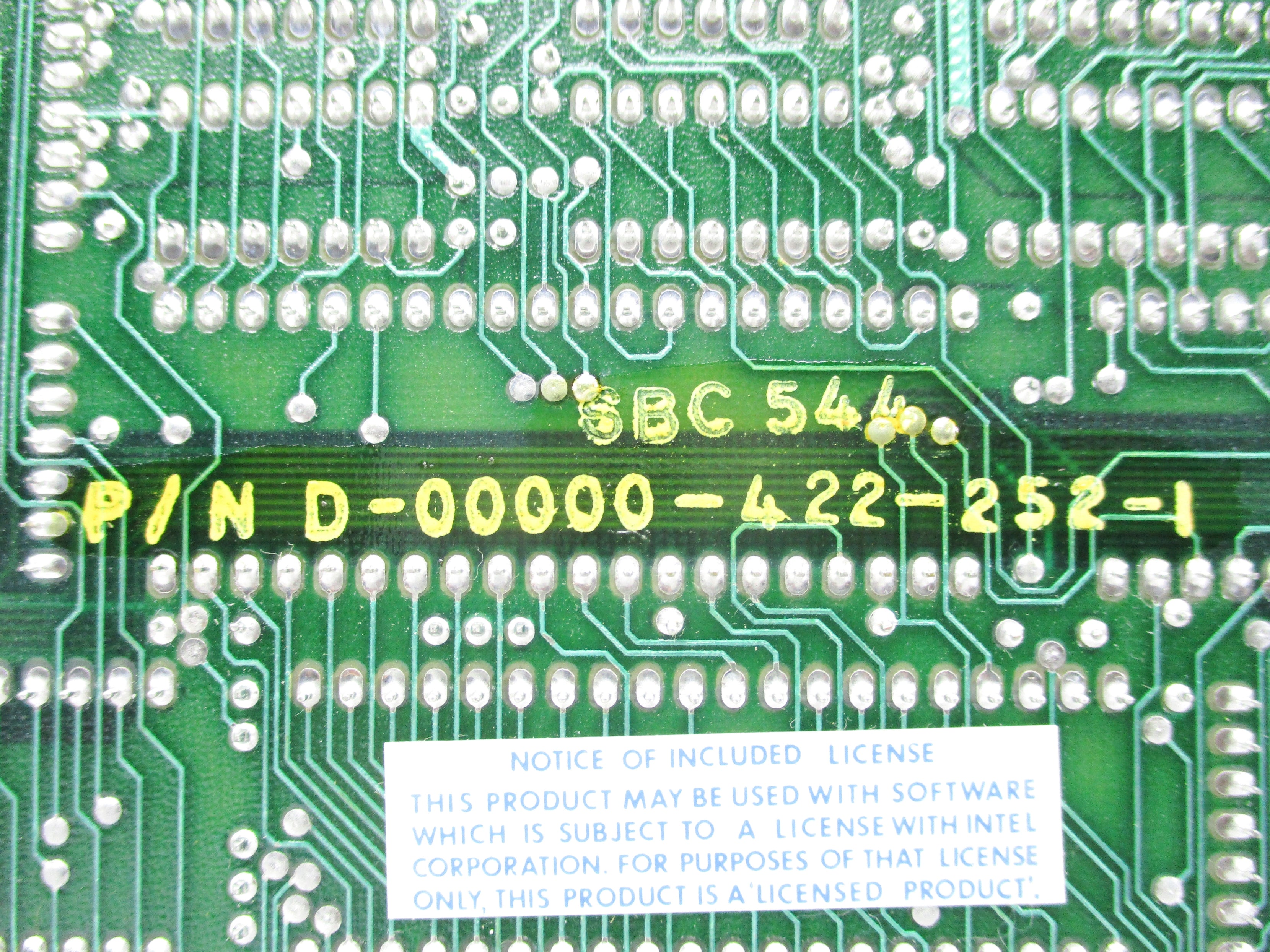 INTEL PWA1001693-16 REV. L UNMP