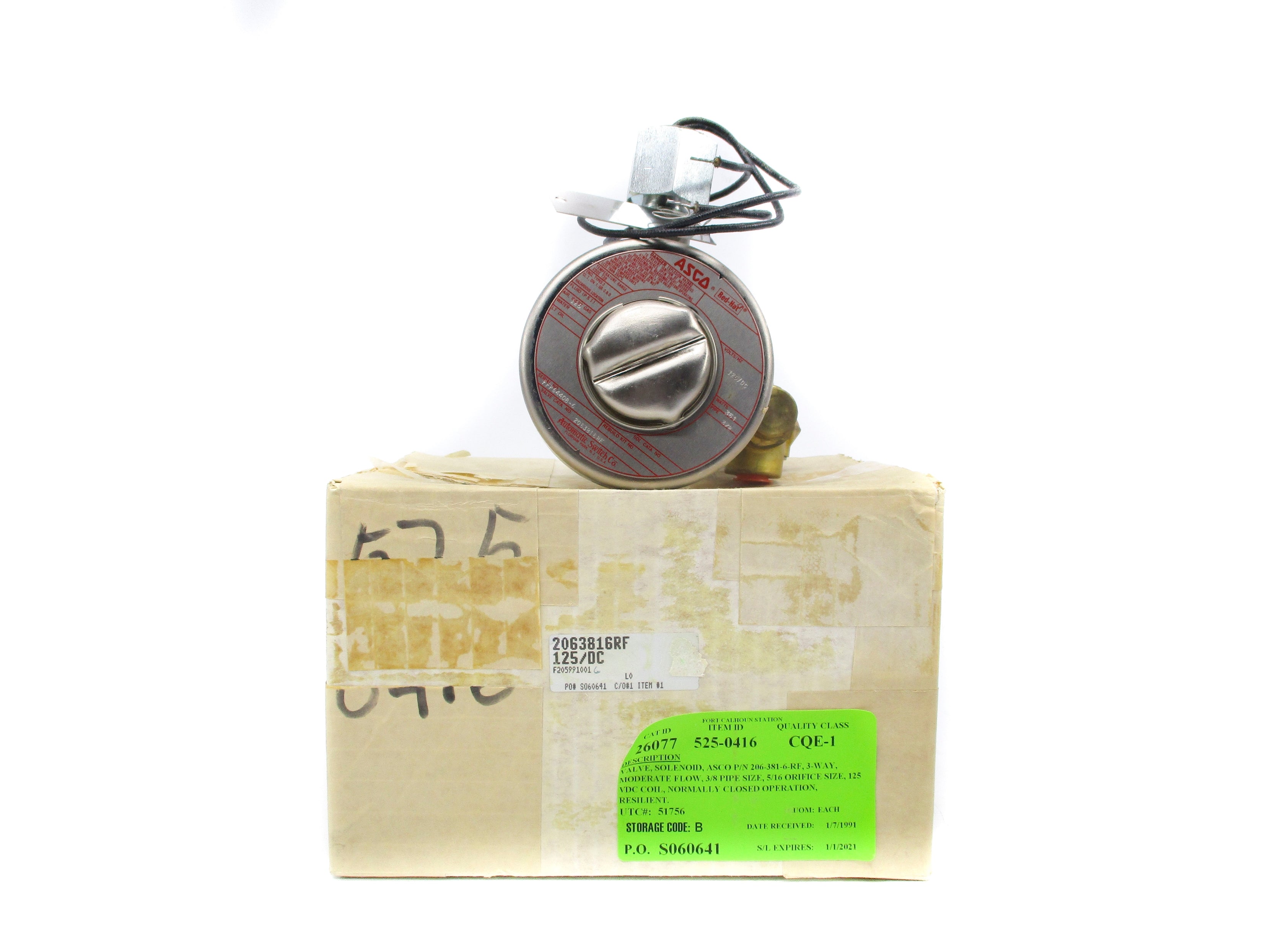 ASCO 2063816RF 125VDC NSMP