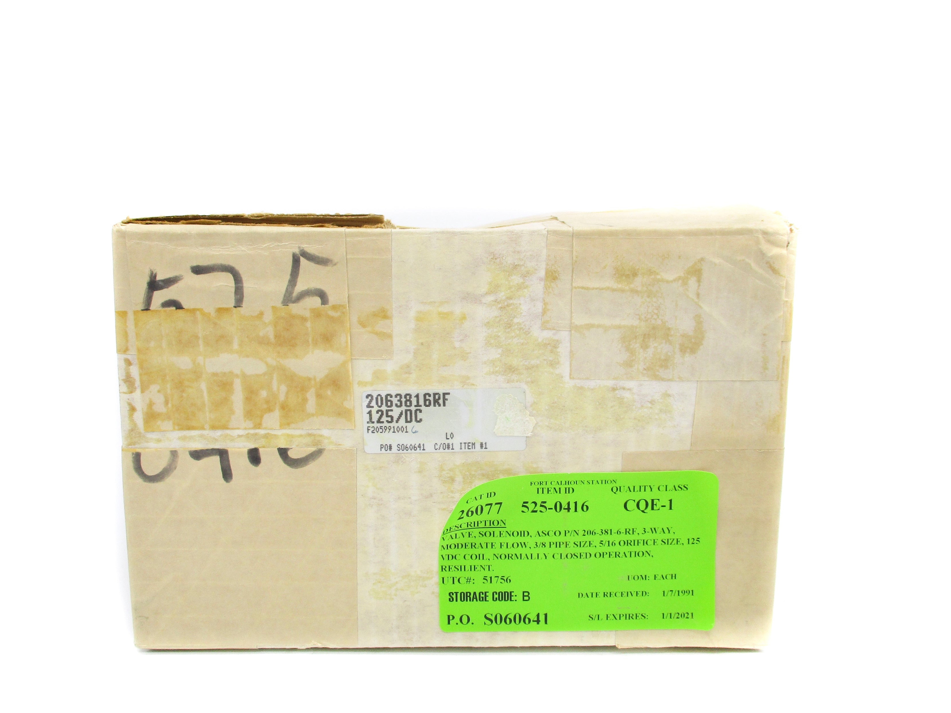 ASCO 2063816RF 125VDC NSMP