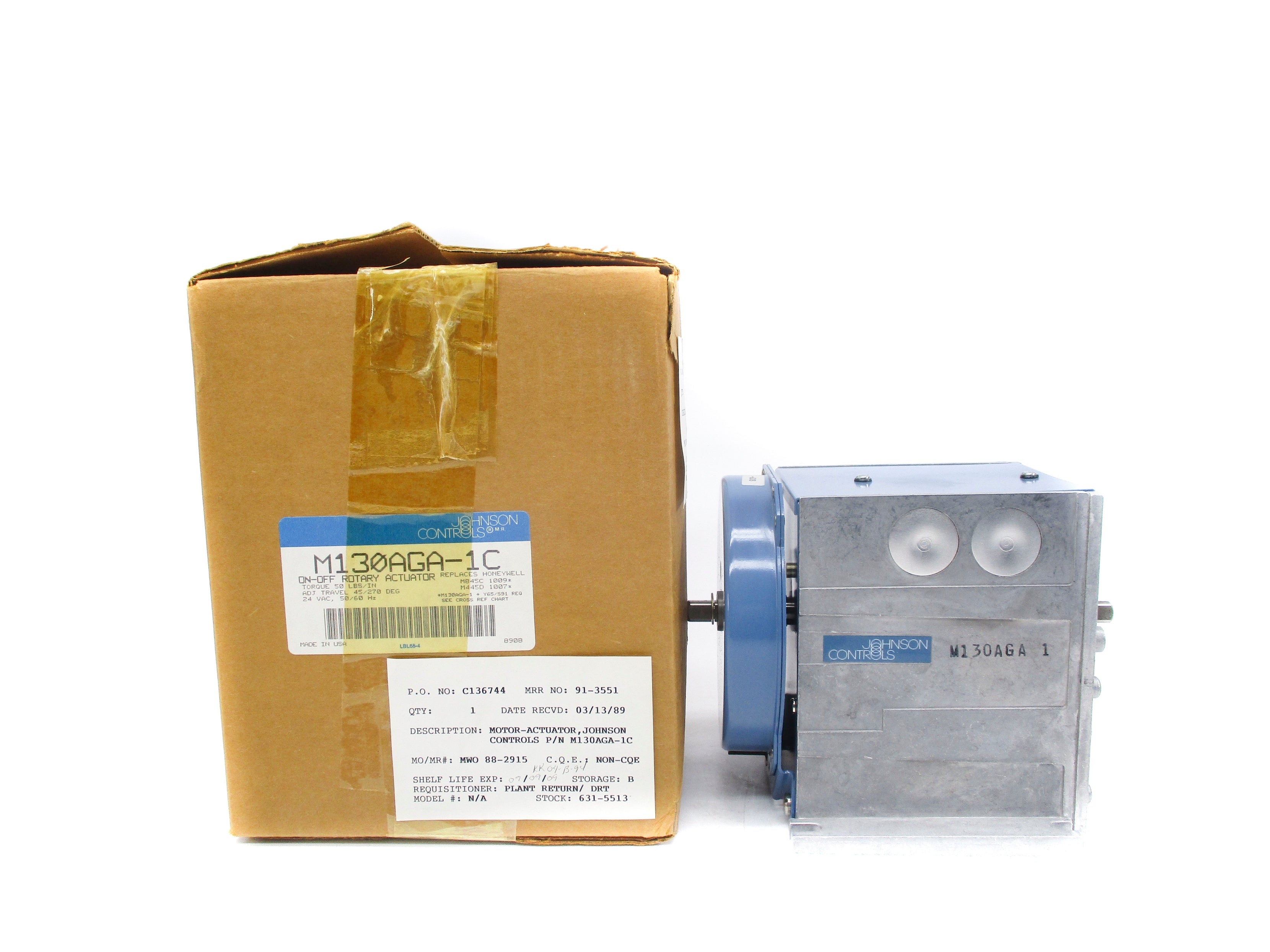 JOHNSON CONTROLS M130AGA-1C NSMP