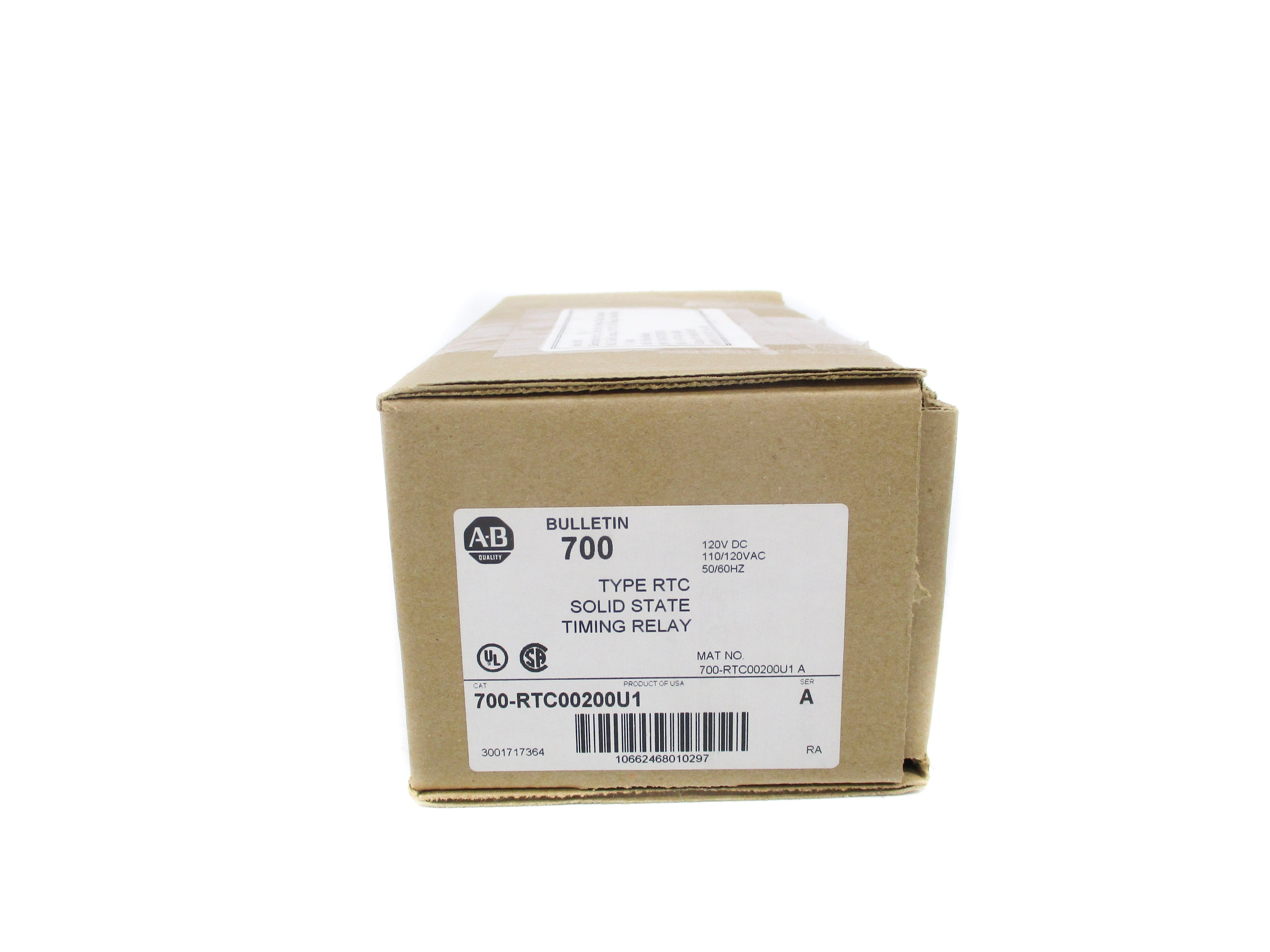 INDUSTRIAL SPARE PART 700-RTC01200U1 SER. A 120V (BR/WH) NSMP