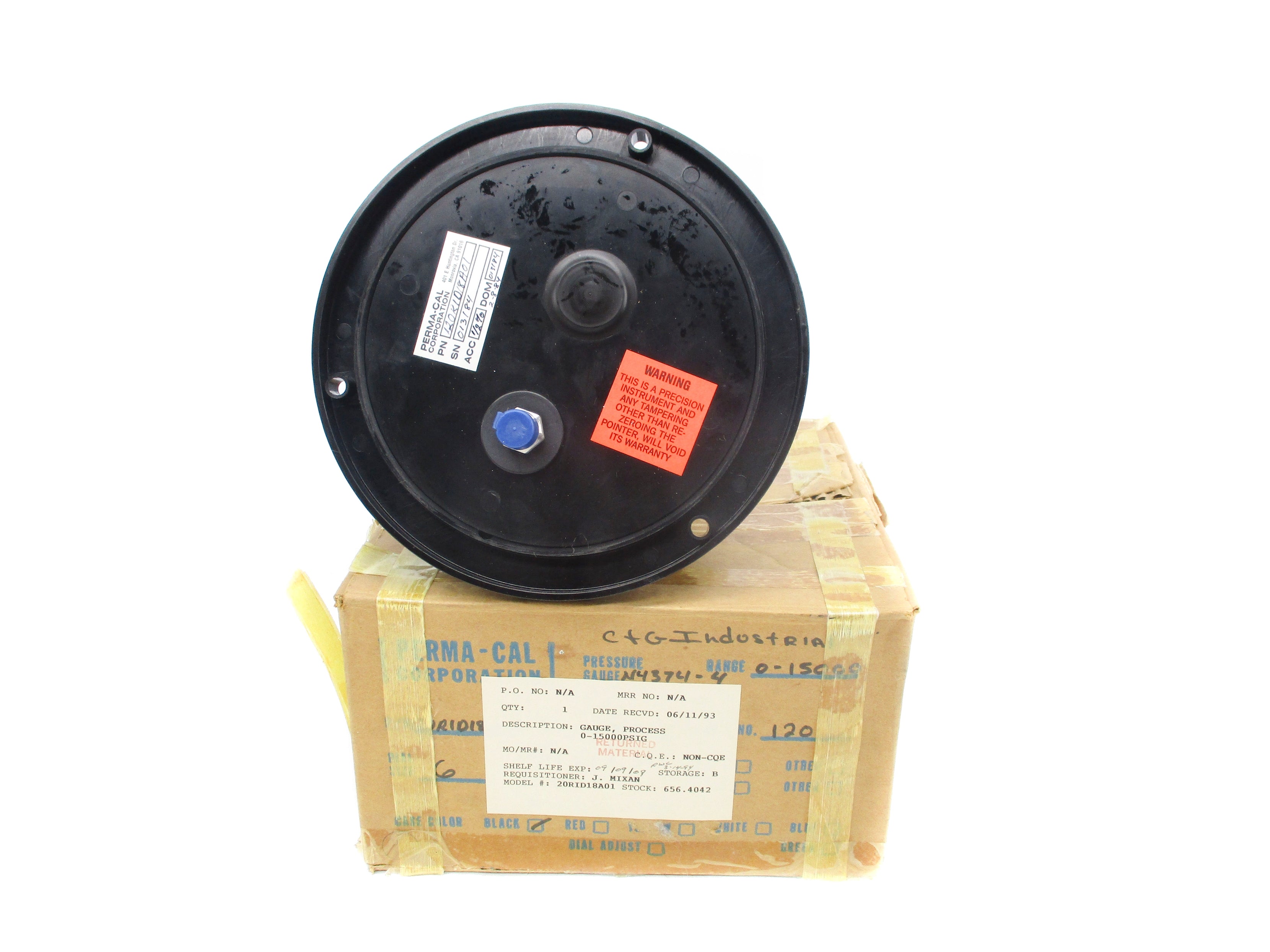 PERMA CAL 20RID18A01 0-15000PSI NSMP