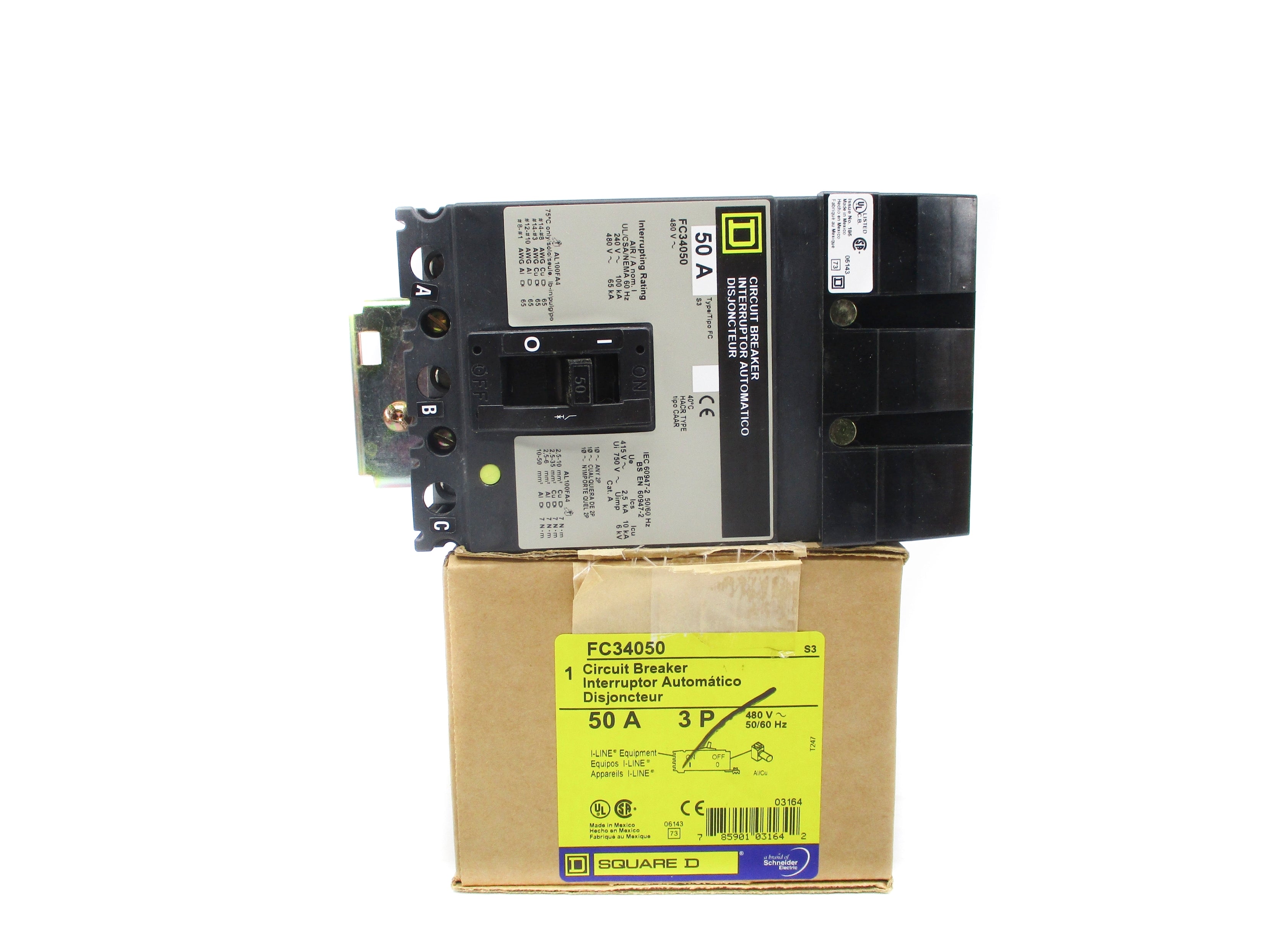 SQUARE D FC34050 SER. S3 50A 480V NSMP