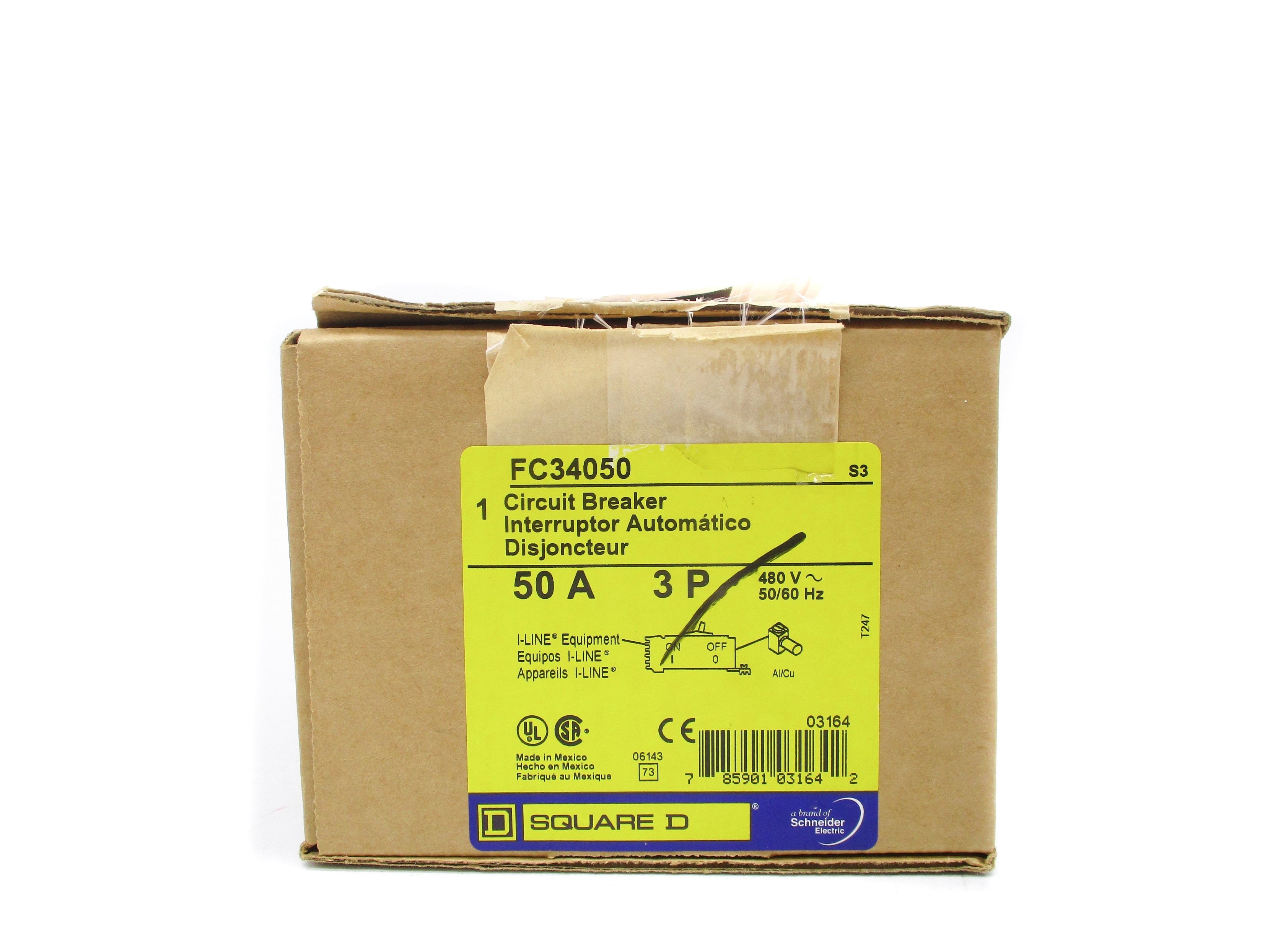SQUARE D FC34050 SER. S3 50A 480V NSMP
