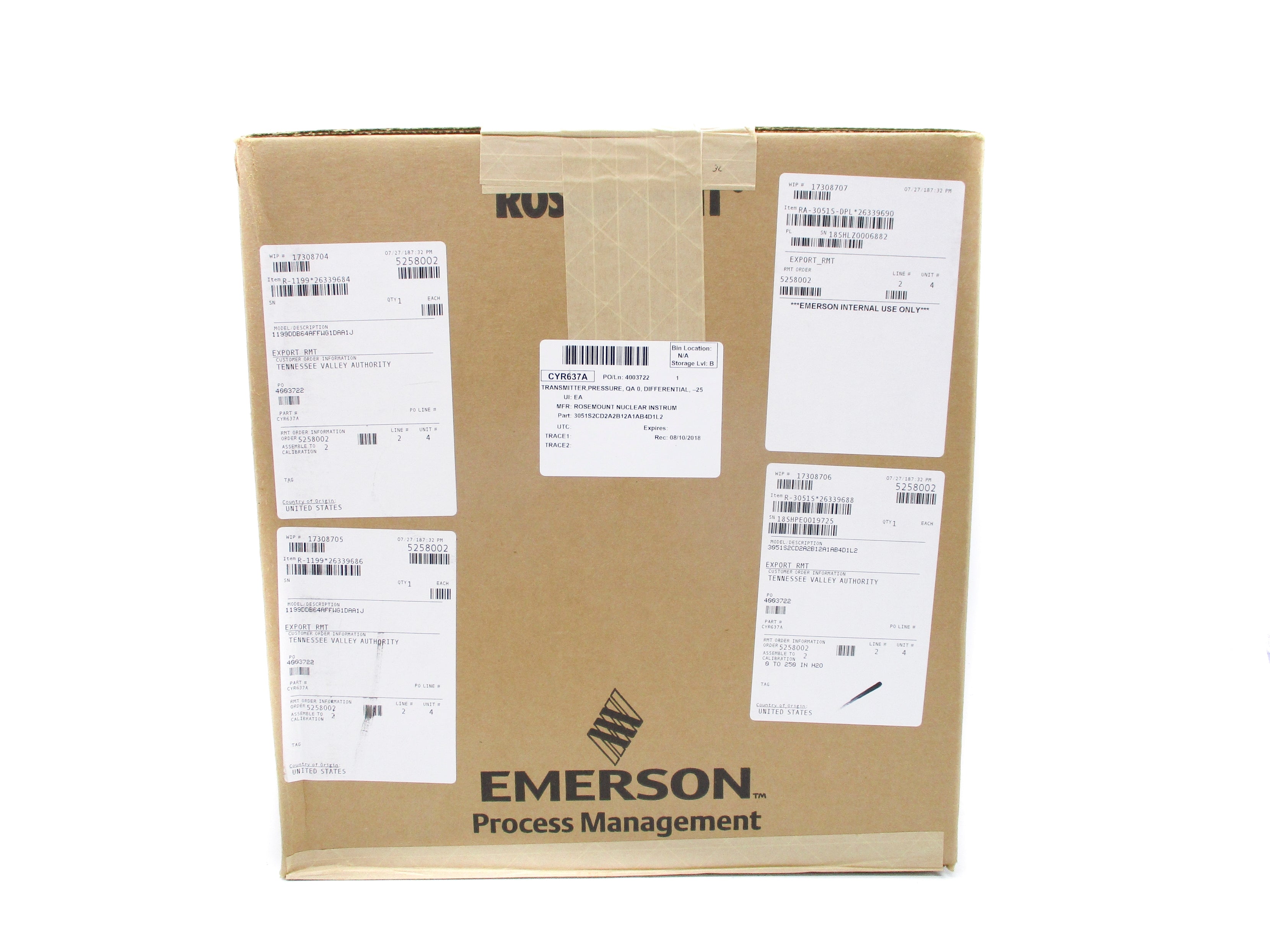 ROSEMOUNT 3051S2CD2A2B12A1AB4D1L2 w/1199DDB64AFFWG1DAA1J NSFS