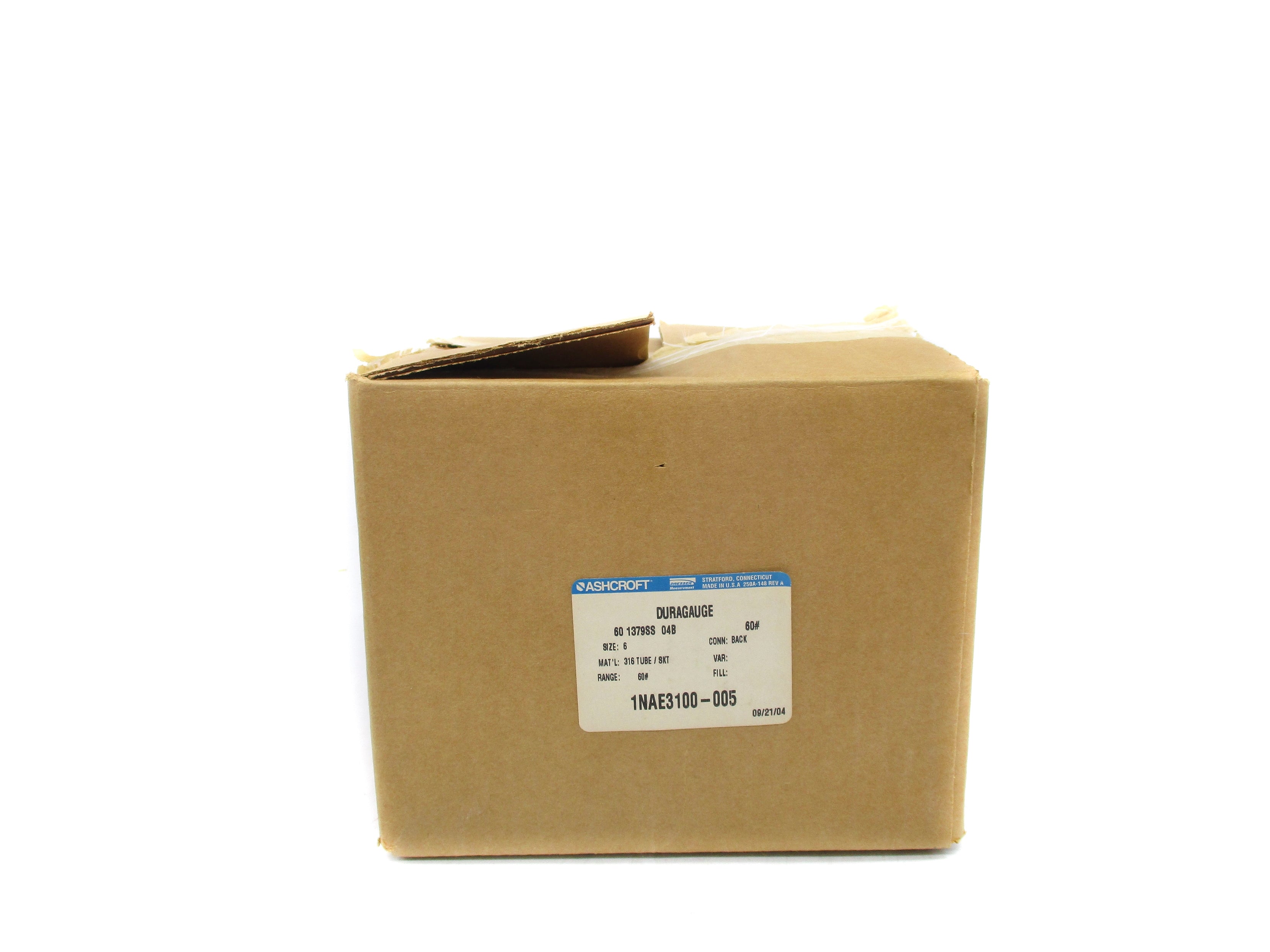 ASHCROFT 601379SS04B60# 0-60PSI NSMP