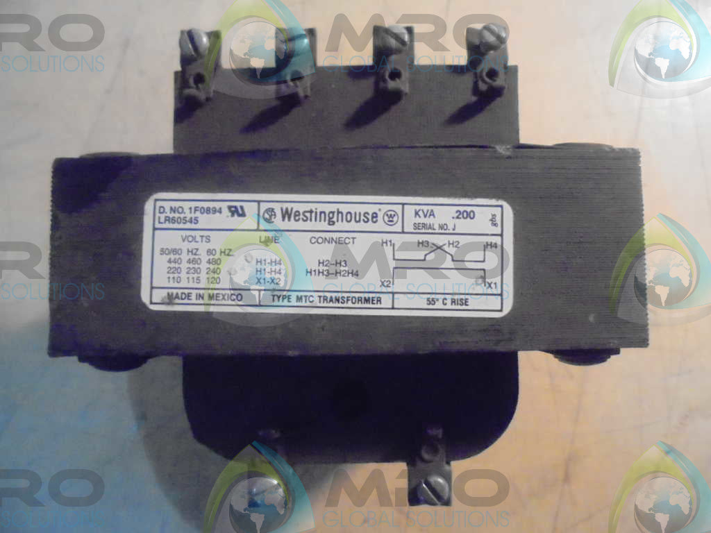 WESTING HOUSE 1F0894 TRANSFORMER *USED*