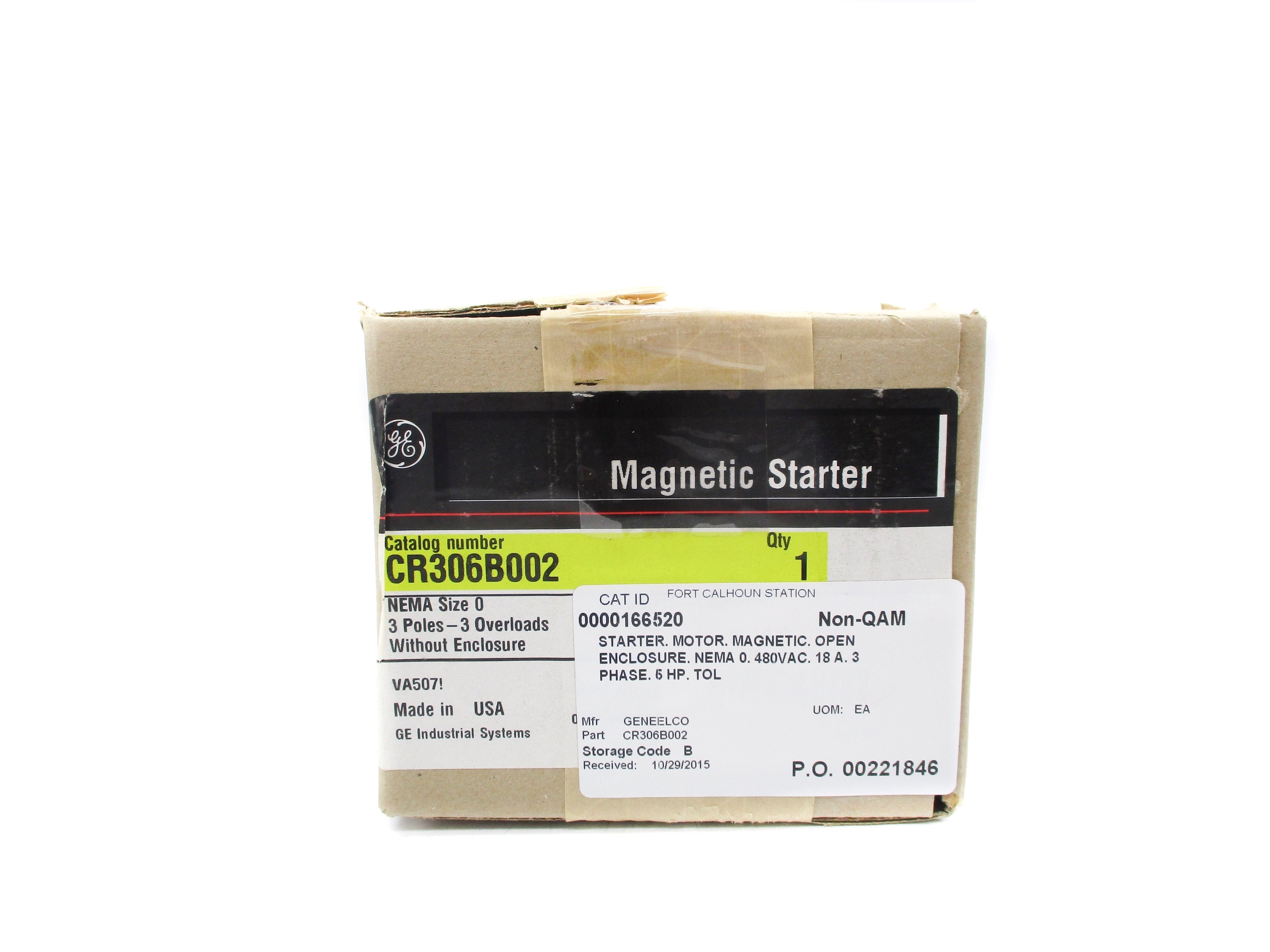 GENERAL ELECTRIC CR306B002 NSMP