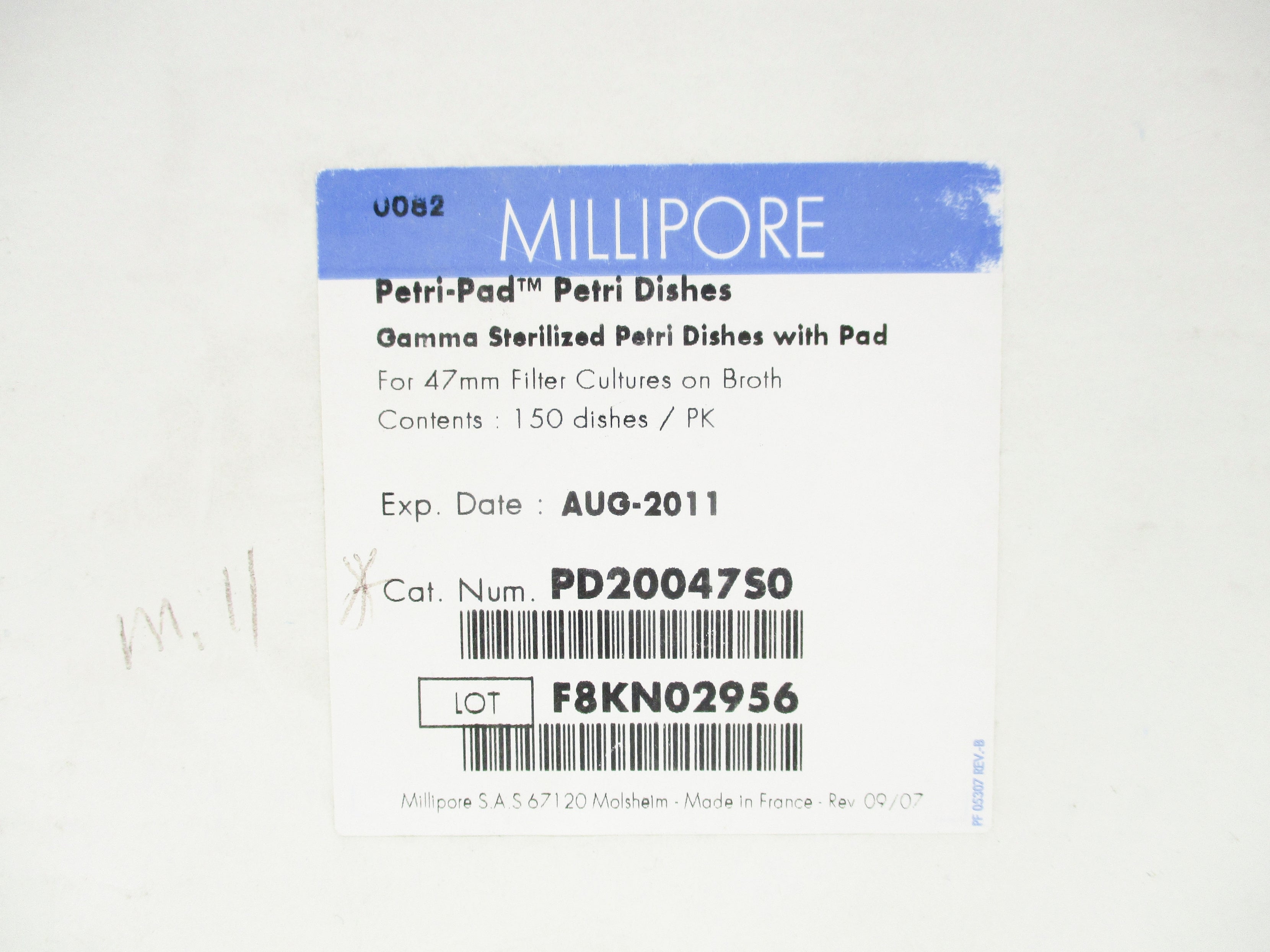 MILLIPORE PD20047S0 (PKG OF 150) NSFS
