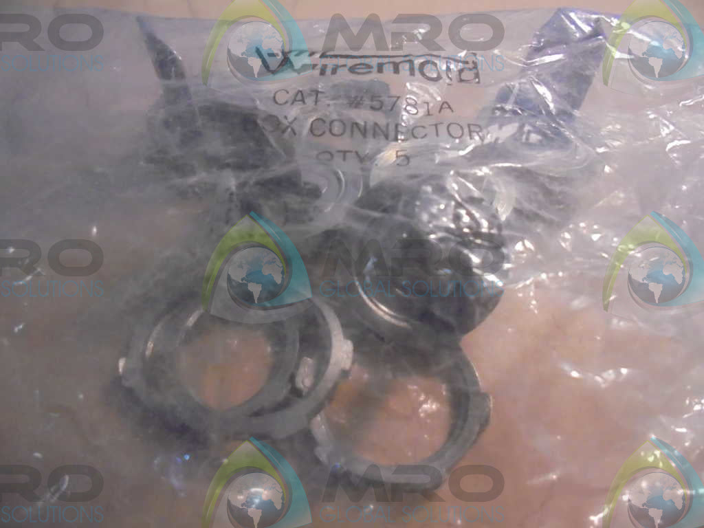 LOT OF 5 WIREMOLD 5781A BOX CONNECTORS *NEW IN BOX*