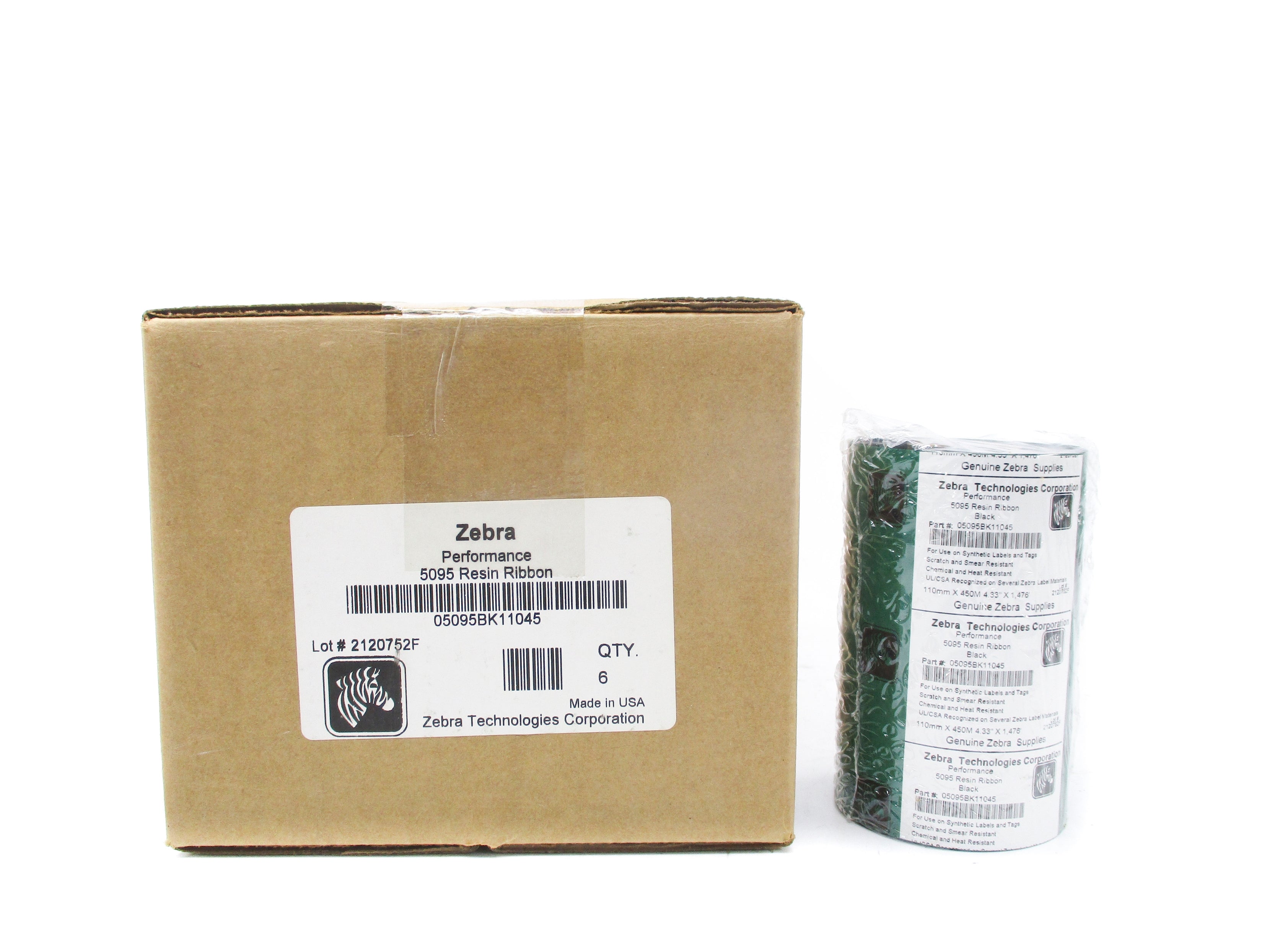 ZEBRA 05095BK11045 (PKG OF 6) NSMP