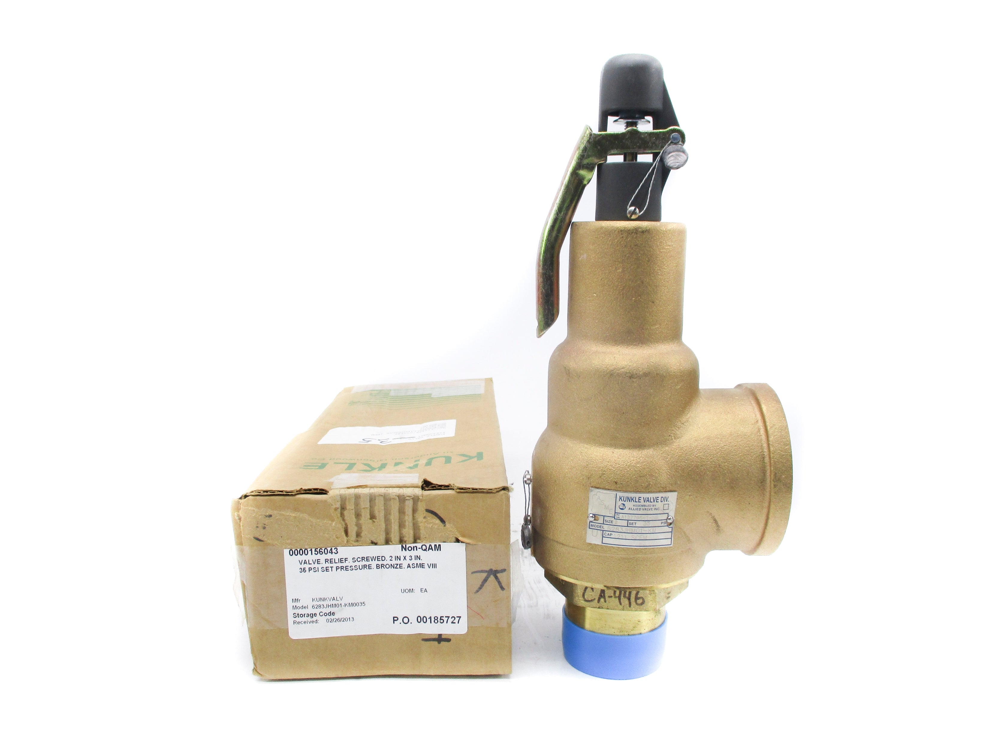 KUNKLE 6283JHM01-KM 35PSI 2" NSMP