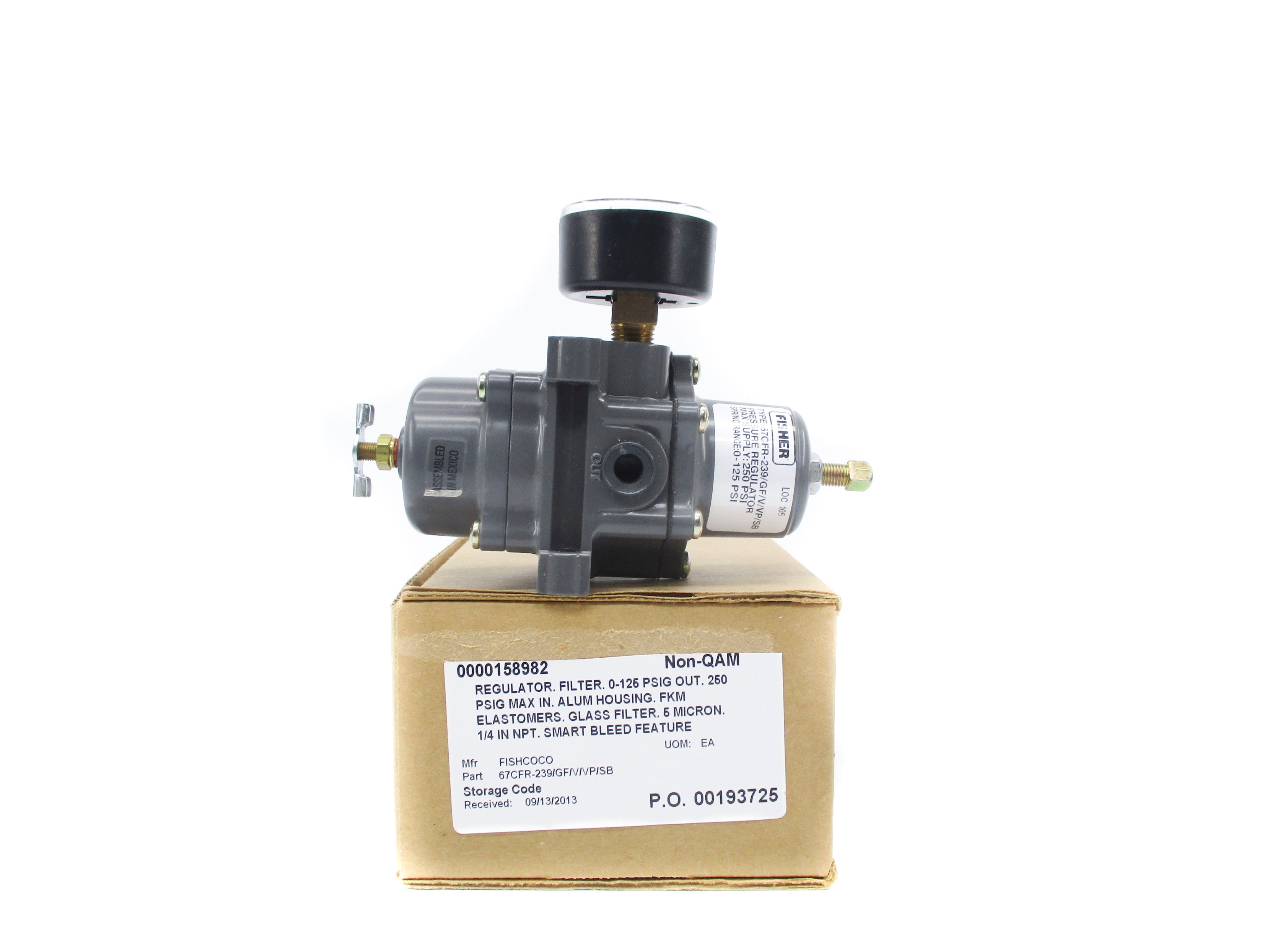 FISHER CONTROLS 67CFR-239/GF/V/VP/SB 250PSI NSMP