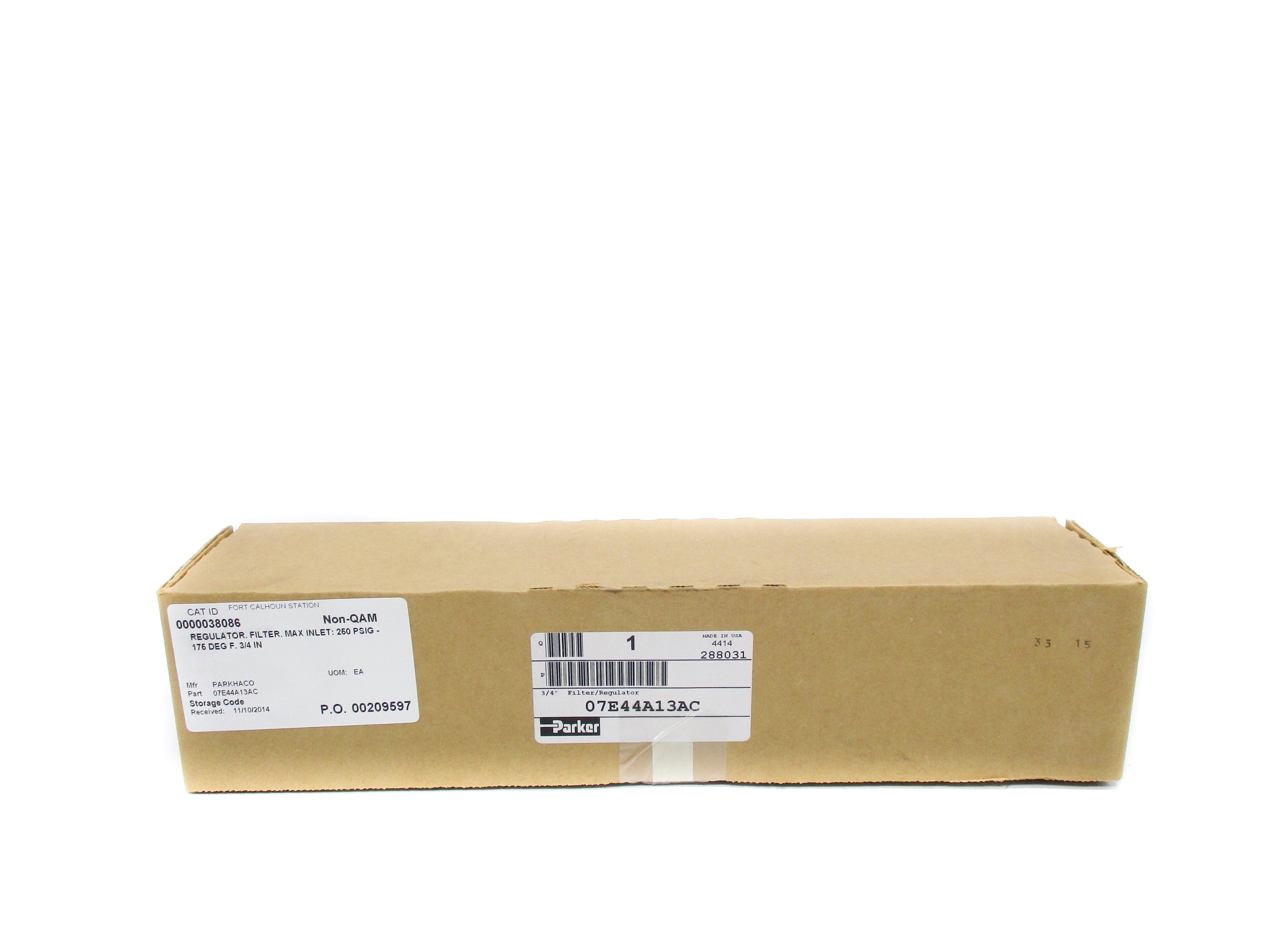 PARKER 07E44A13AC 3/4" NSMP
