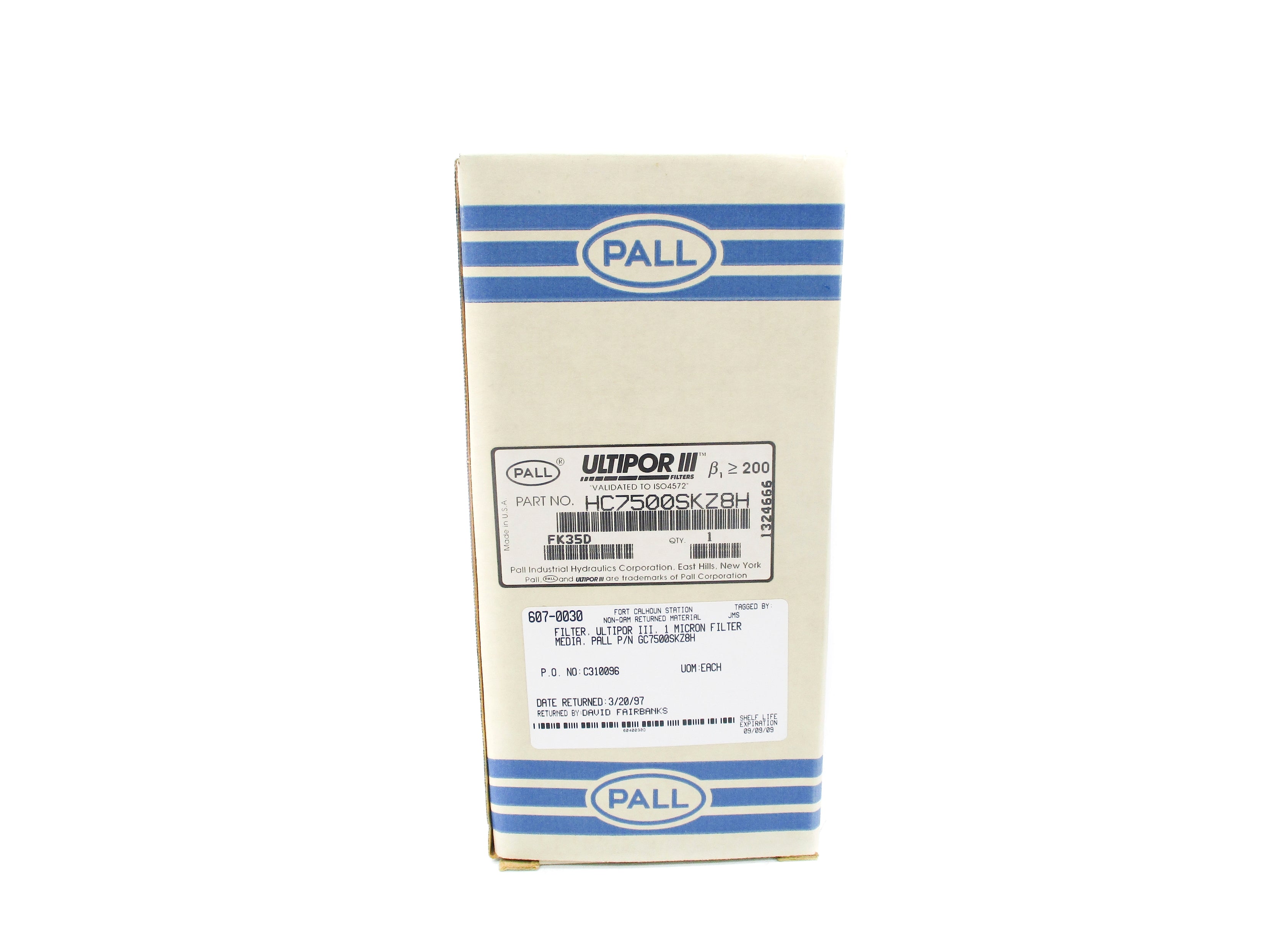 PALL HC7500SKZ8H NSMP