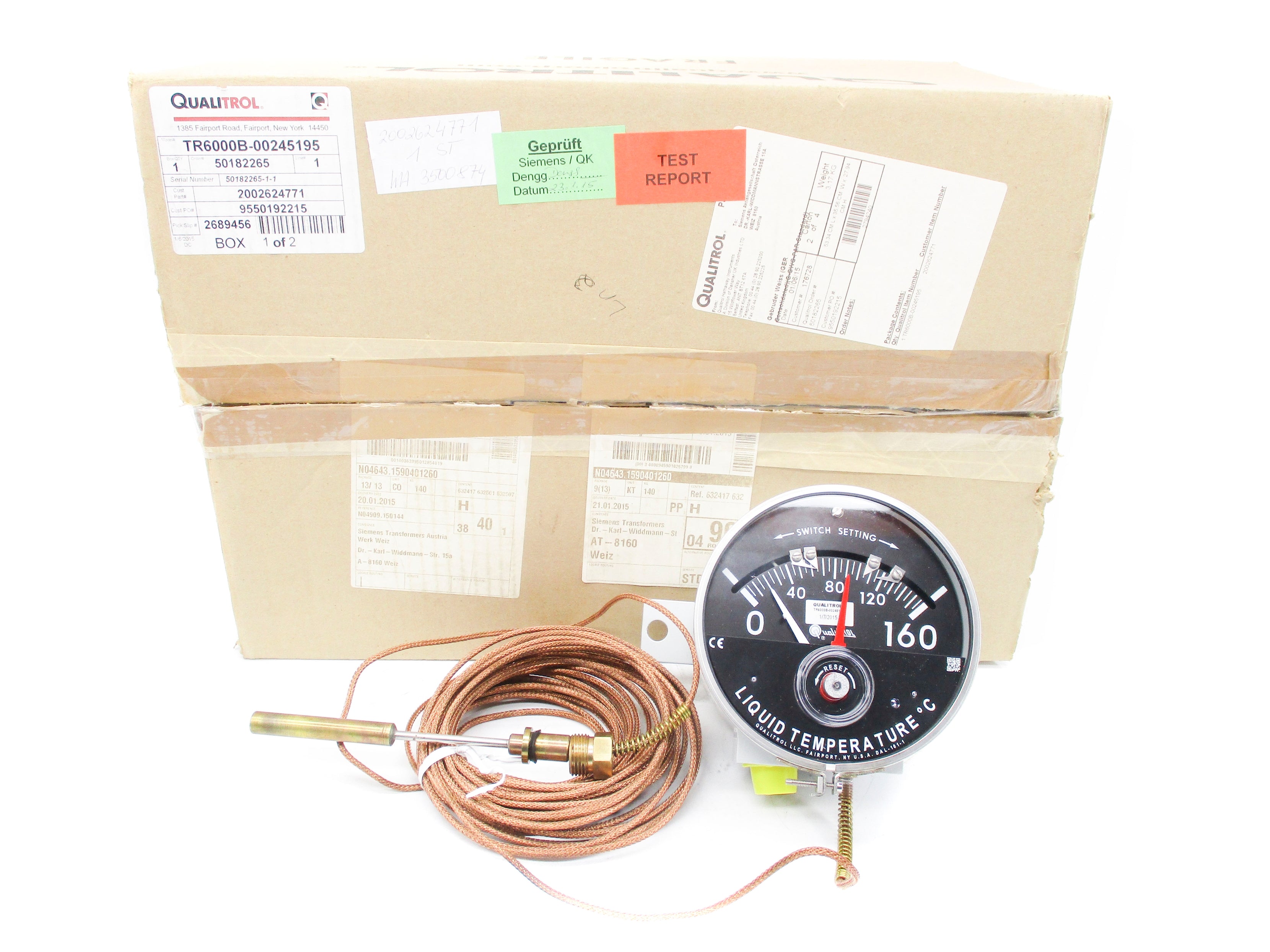 QUALITROL TR6000B-00245195 0-160C NSMP