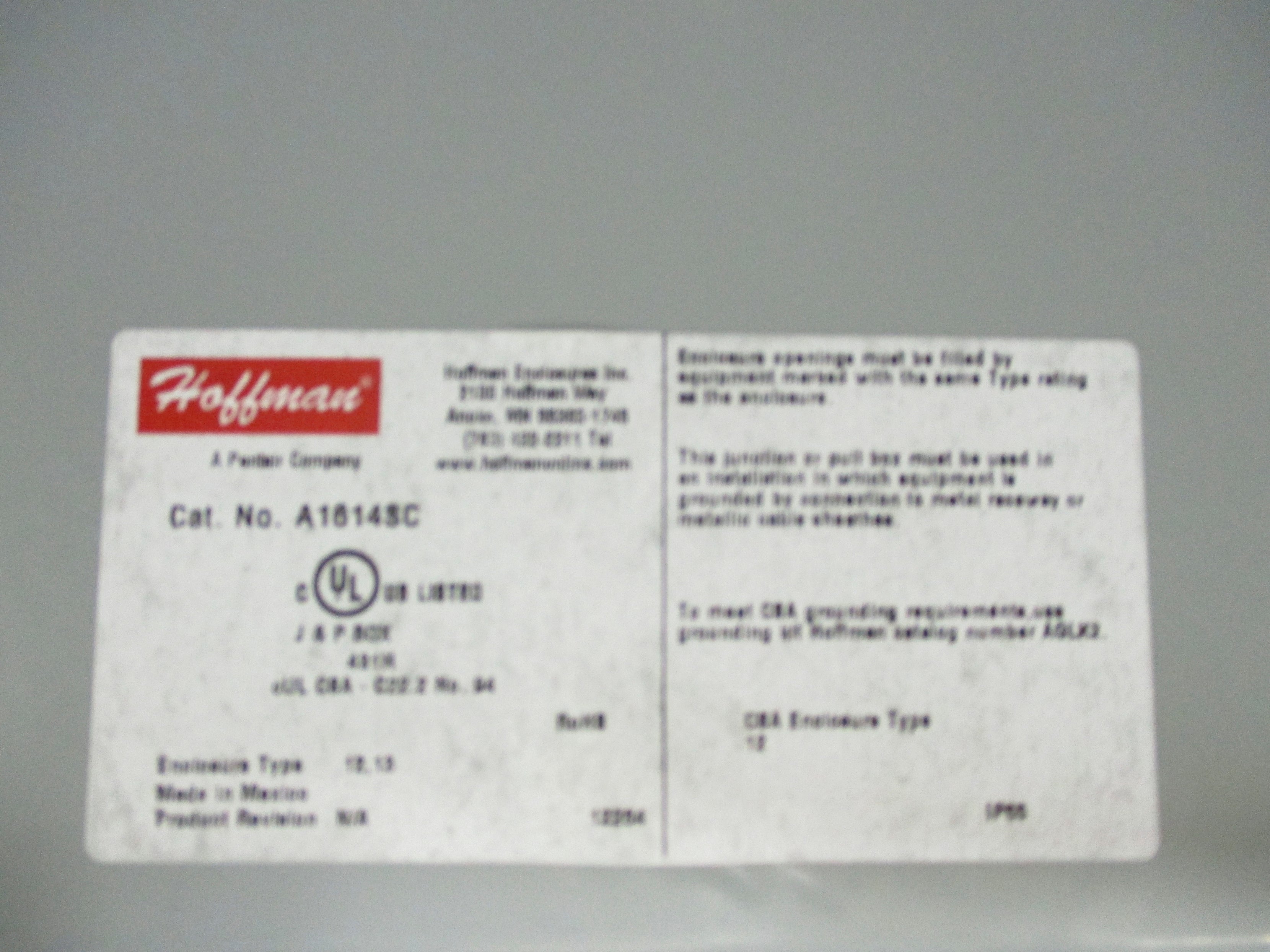 HOFFMAN A1614SC NSNP