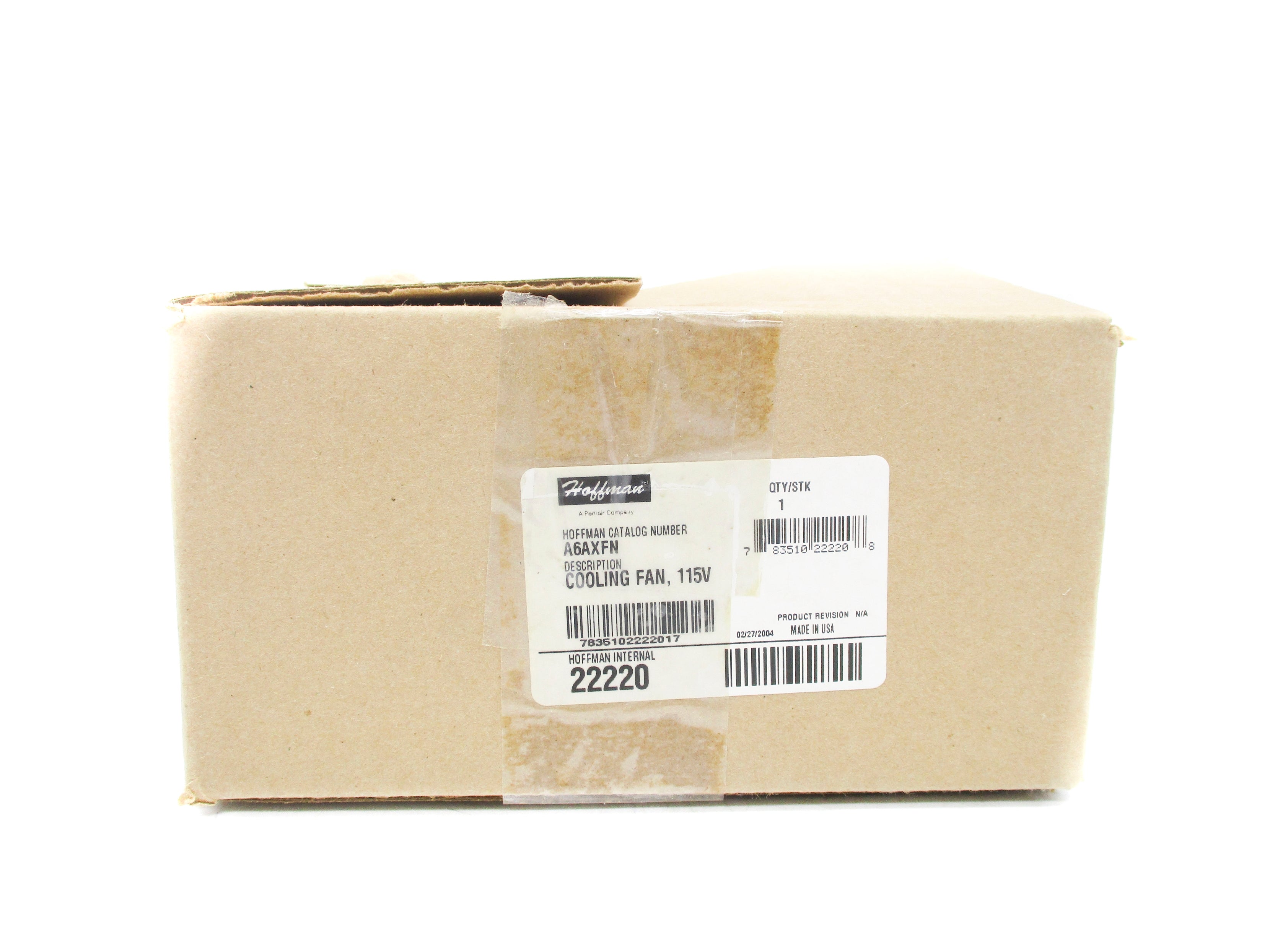 HOFFMAN A6AXFN 115VAC .31/.28A NSMP